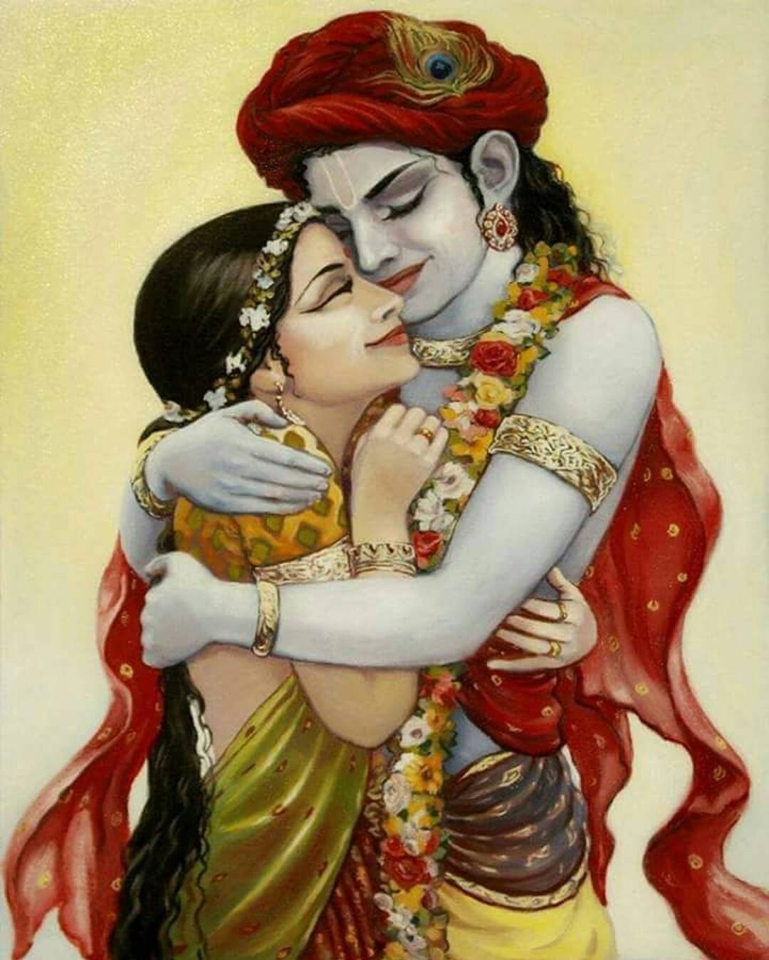 1080x1350 Krishna love radha, Phone