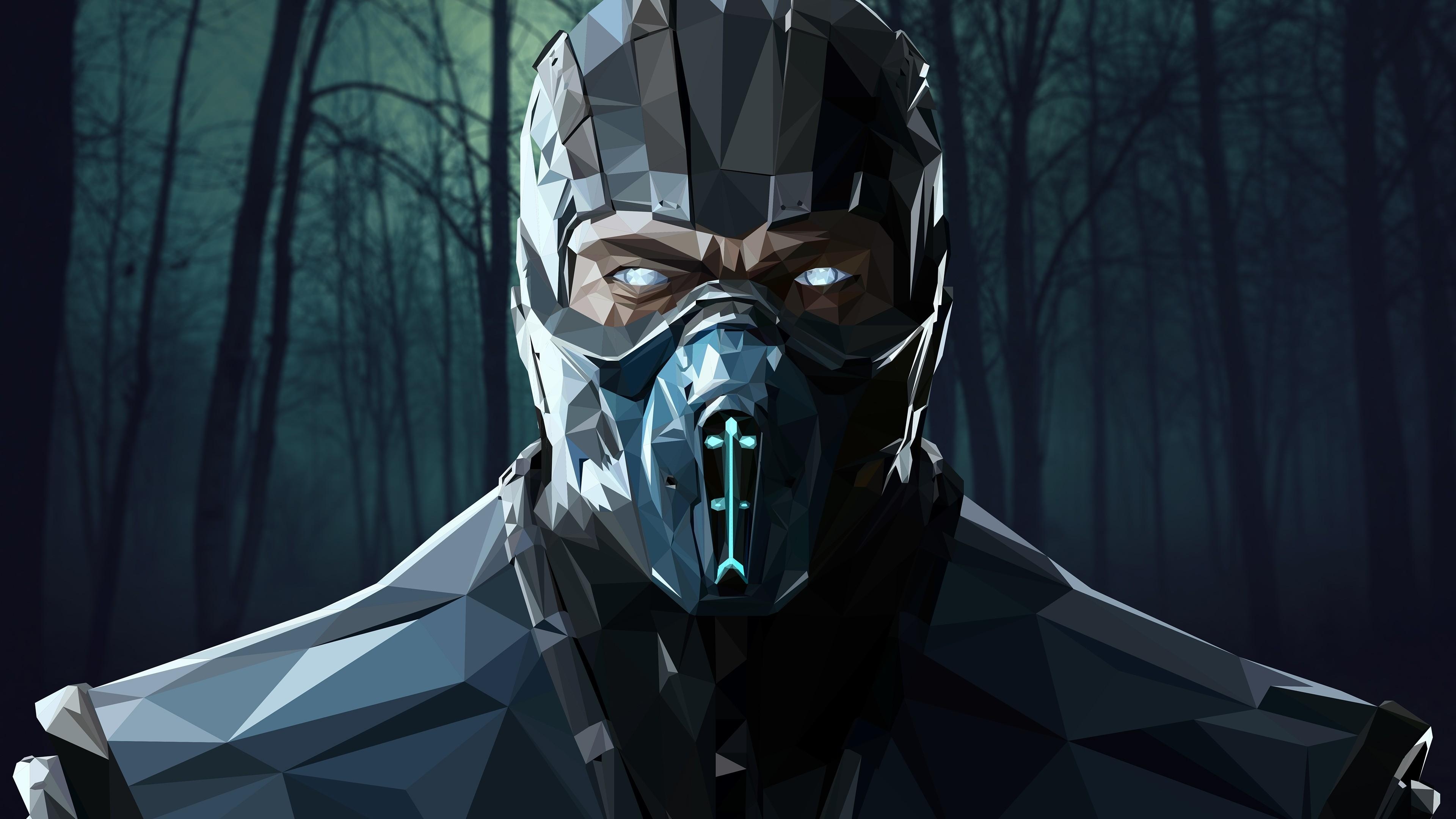 3840x2160 Wallpaper Mortal Kombat X, Sub Zero, Poster, 4k, Games, Desktop