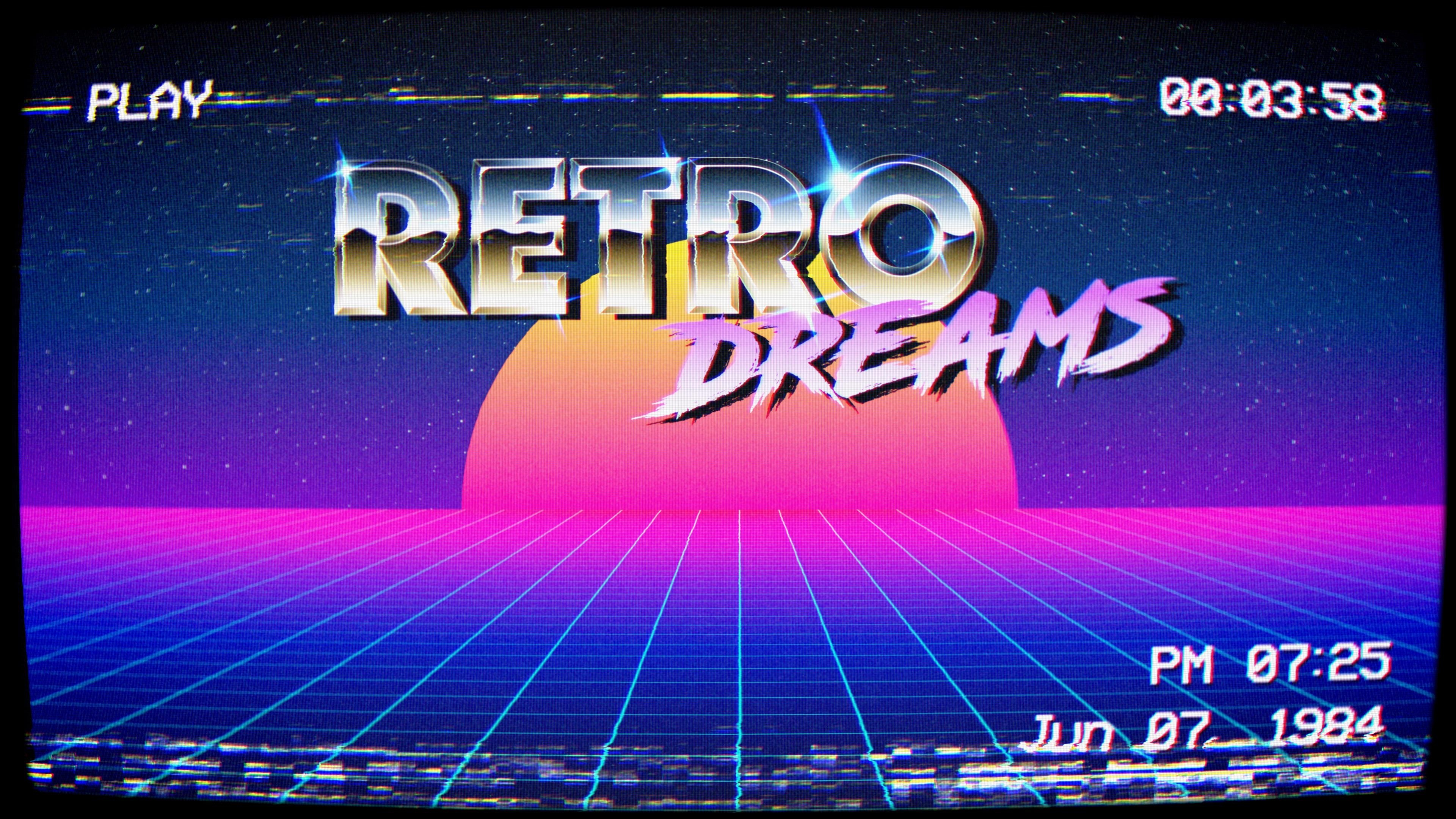 3840x2160 retro 4K wallpaper for your desktop or mobile screen free, Desktop