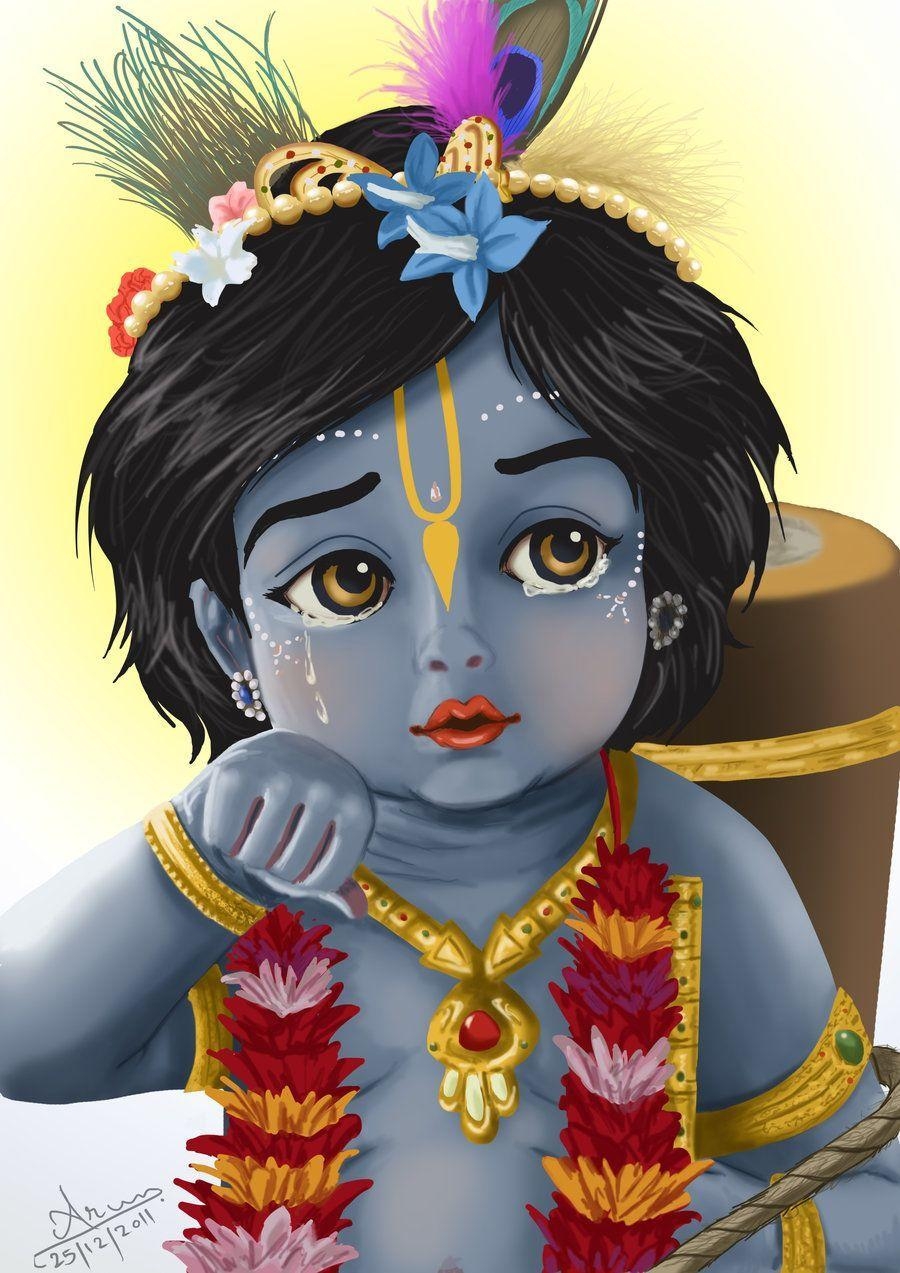 900x1280 Cute Lord Damodara, Phone