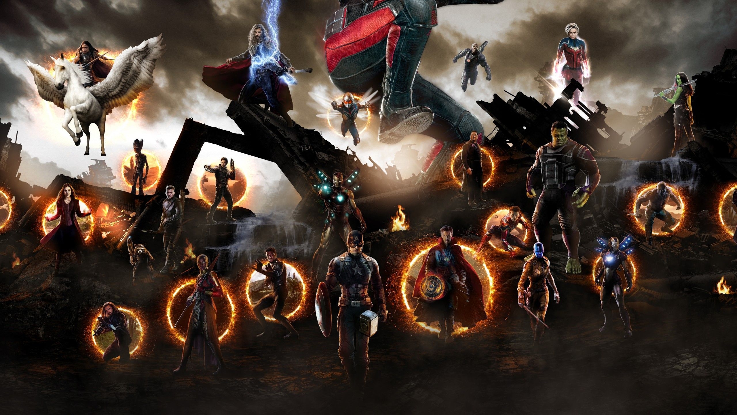 2560x1440 Avengers Desktop Wallpaper, Desktop