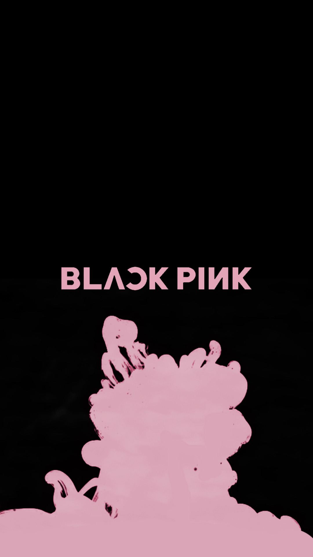 1080x1920 Aesthetic Black Pink Background, Phone