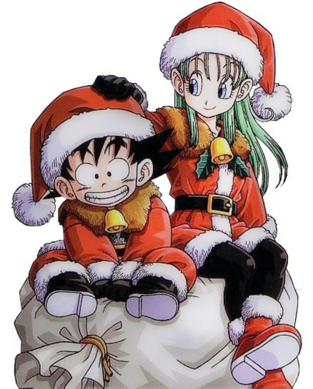 1080x1350 Goku & Bulma Merry Christmas. Anime dragon ball, Dragon, Phone