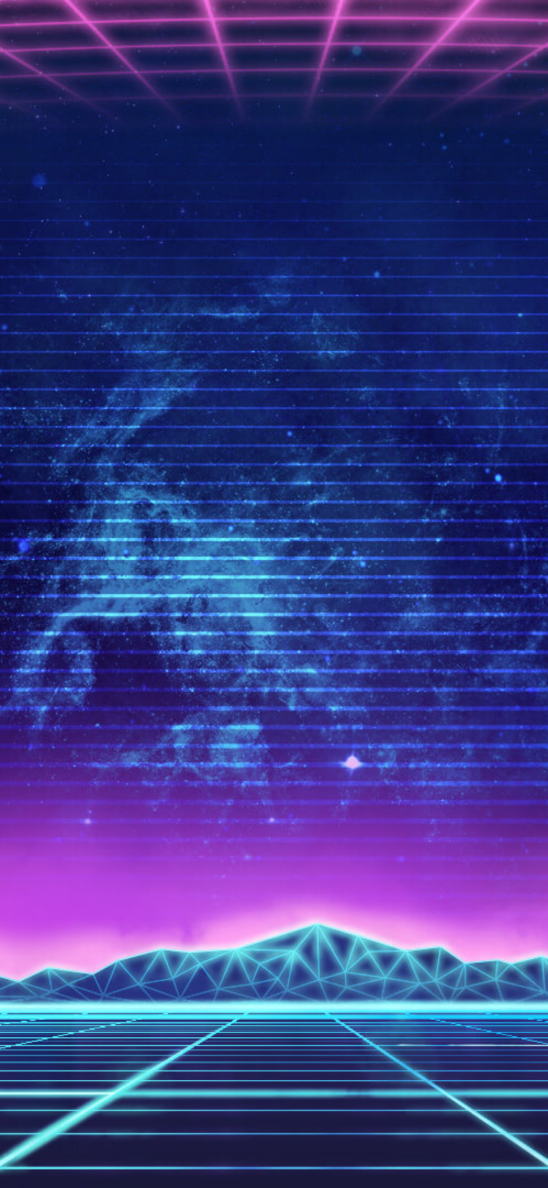 1130x2440 Download  Synthwave, Music, Retro, Neon City Wallpaper, Phone