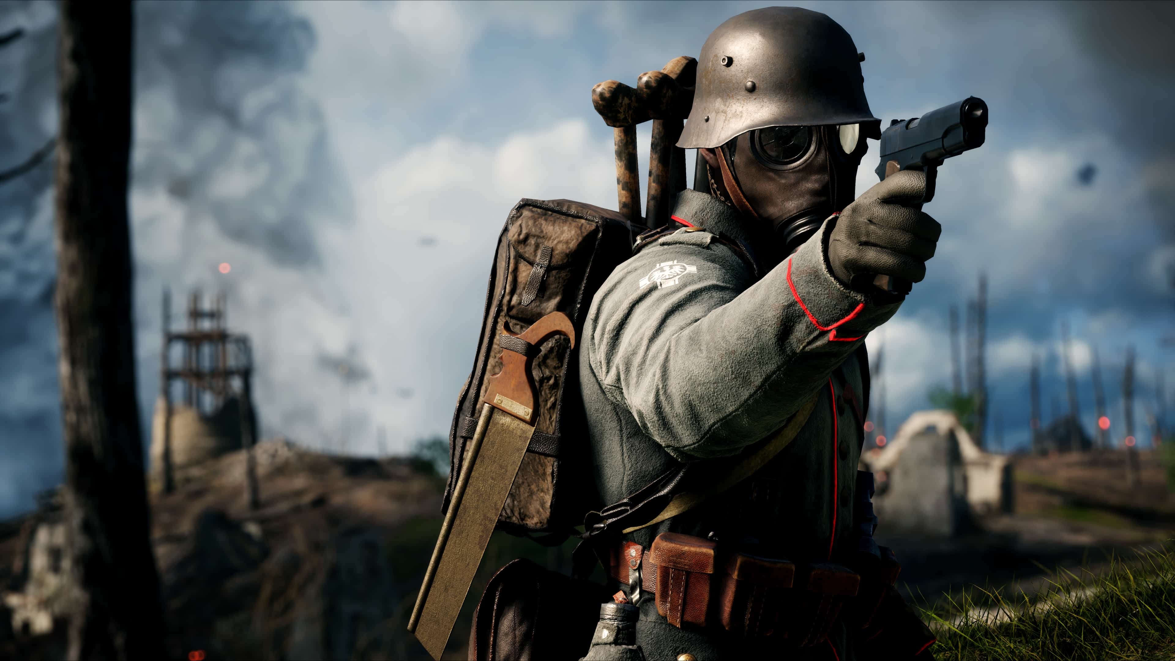 3840x2160 Battlefield 1 German Soldier UHD 4K Wallpaper, Desktop