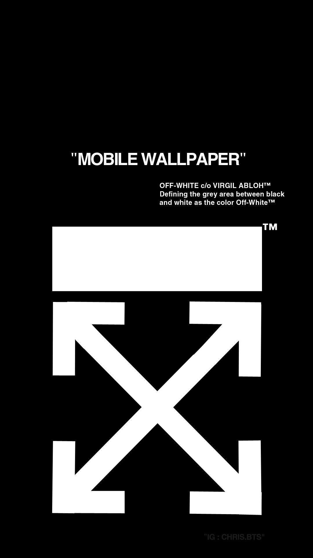 1080x1920 Off White Wallpaper, Phone