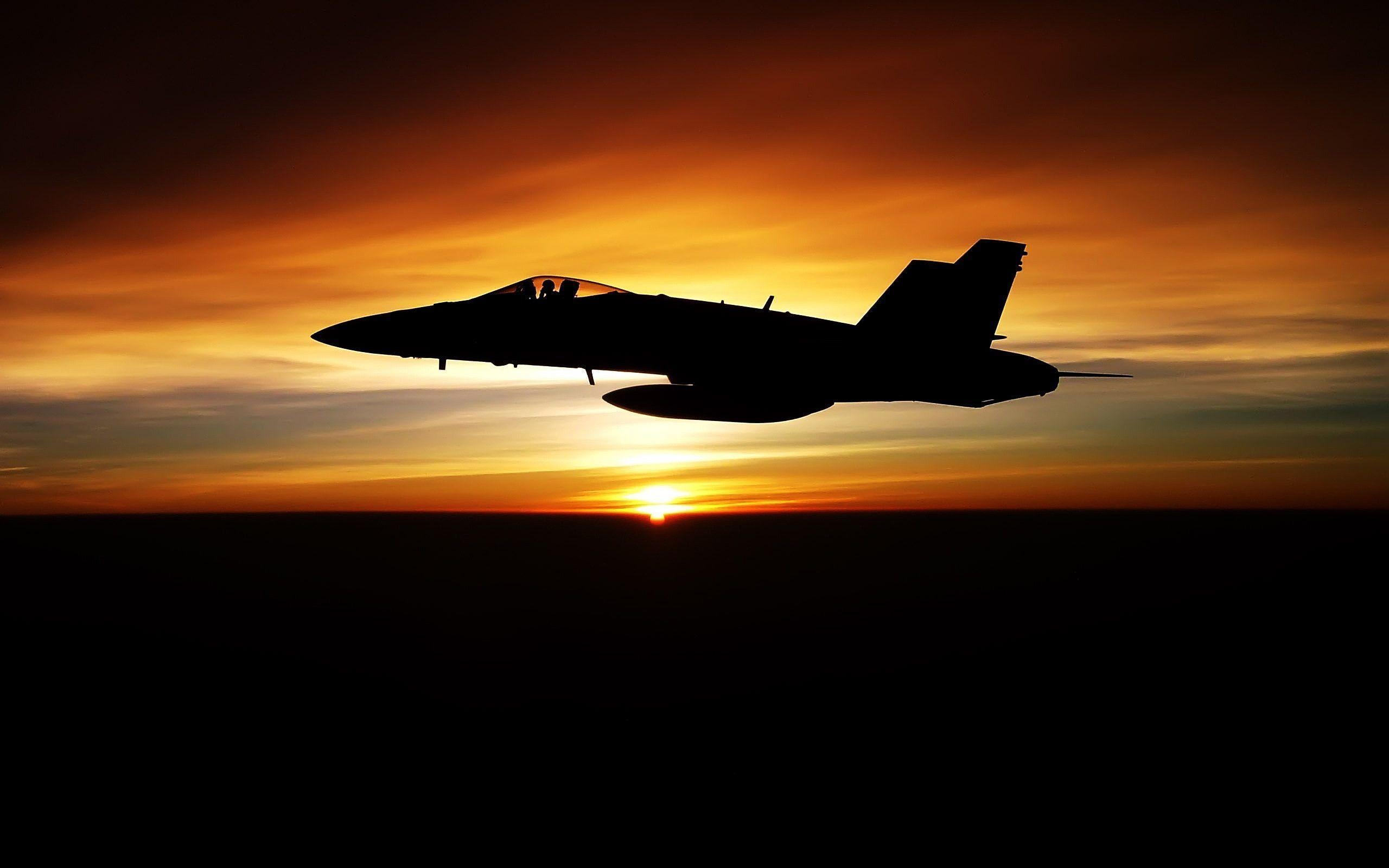 2560x1600 F18 Hornet Sunset Wallpaper Picture Photo Image, Desktop