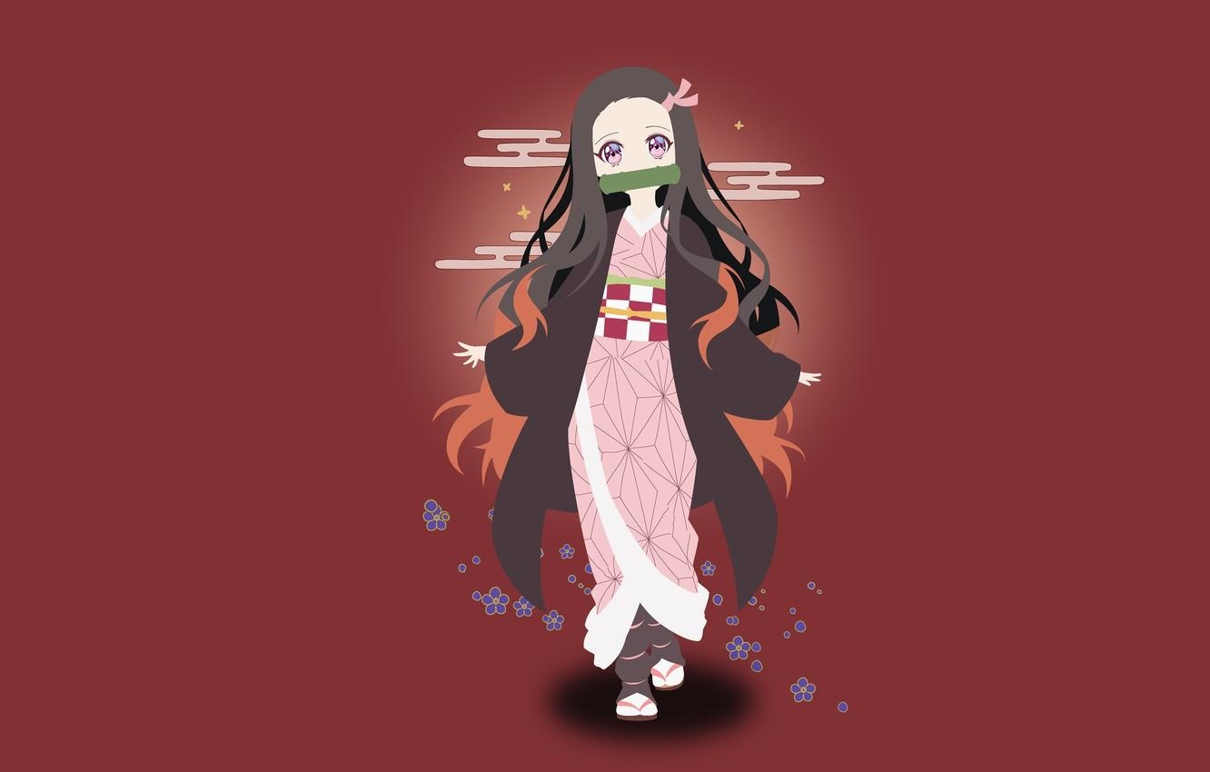 1340x850 Wallpaper Nezuko Kamado, Demon Slayer Kimetsu no Yaiba, The Blade, Desktop