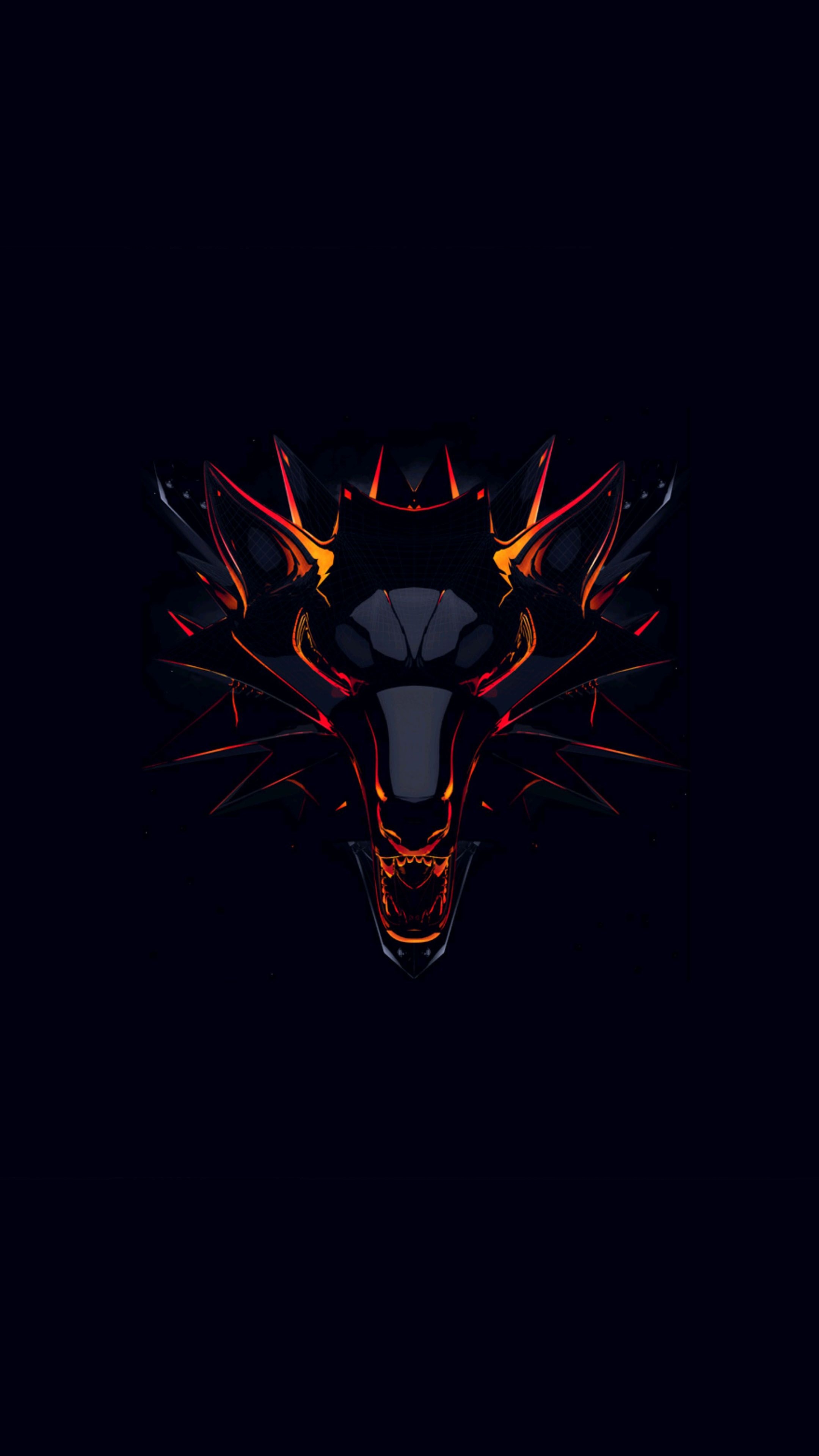 2160x3840 Witcher Dark Background Minimal 4K Ultra HD Mobile Wallpaper, Phone