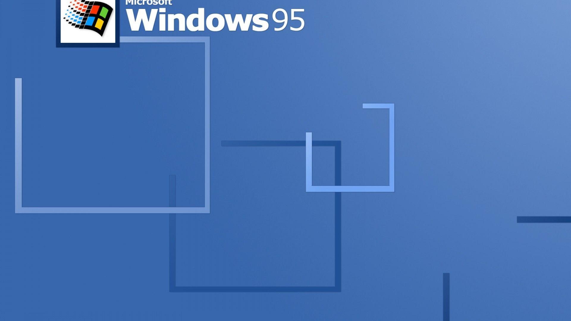 1920x1080 ScreenHeaven: Microsoft Windows Windows 95 blue background oldschool, Desktop