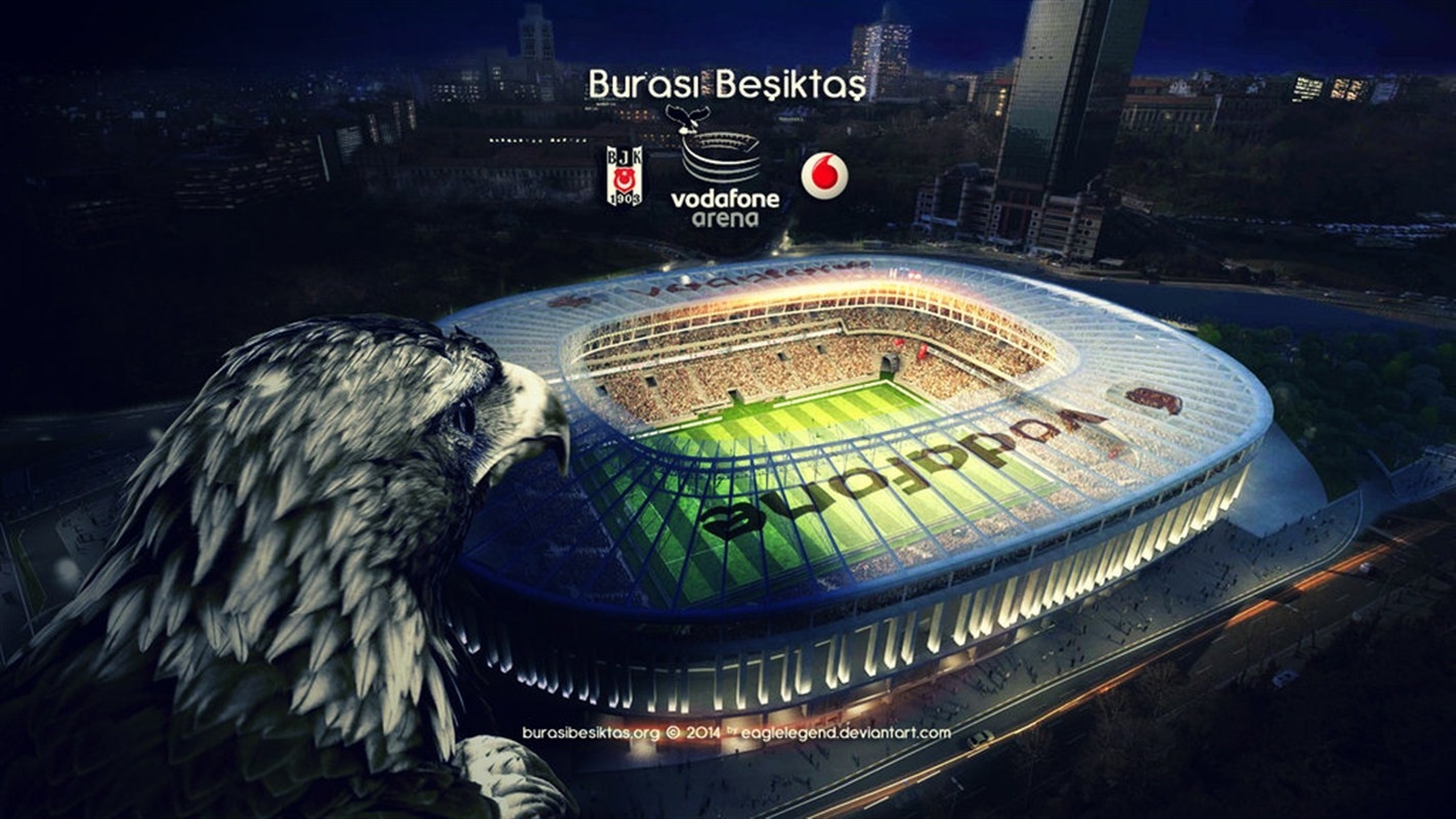 1430x800 vodafone arena eagle besiktas j k istanbul turkey wallpaper. Mocah HD Wallpaper, Desktop