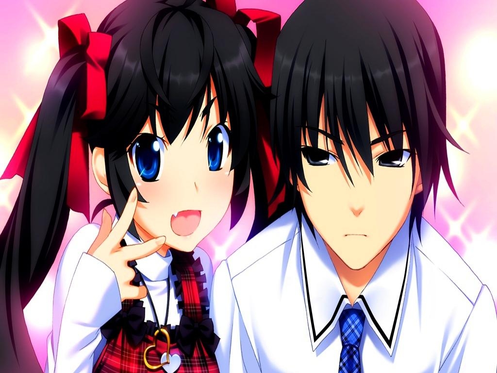 1030x770 Free download Anime Boy And Girl Best Friends, Desktop