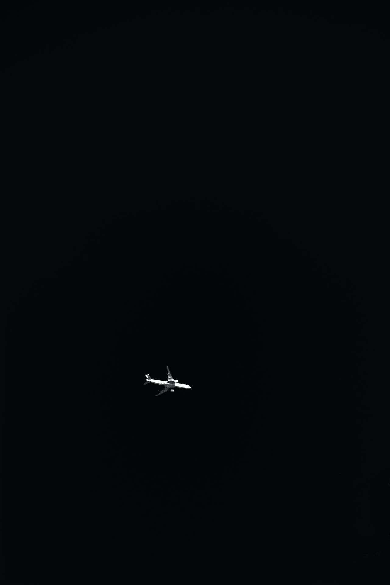 1280x1920 Download Airplane Black Aesthetic, Phone