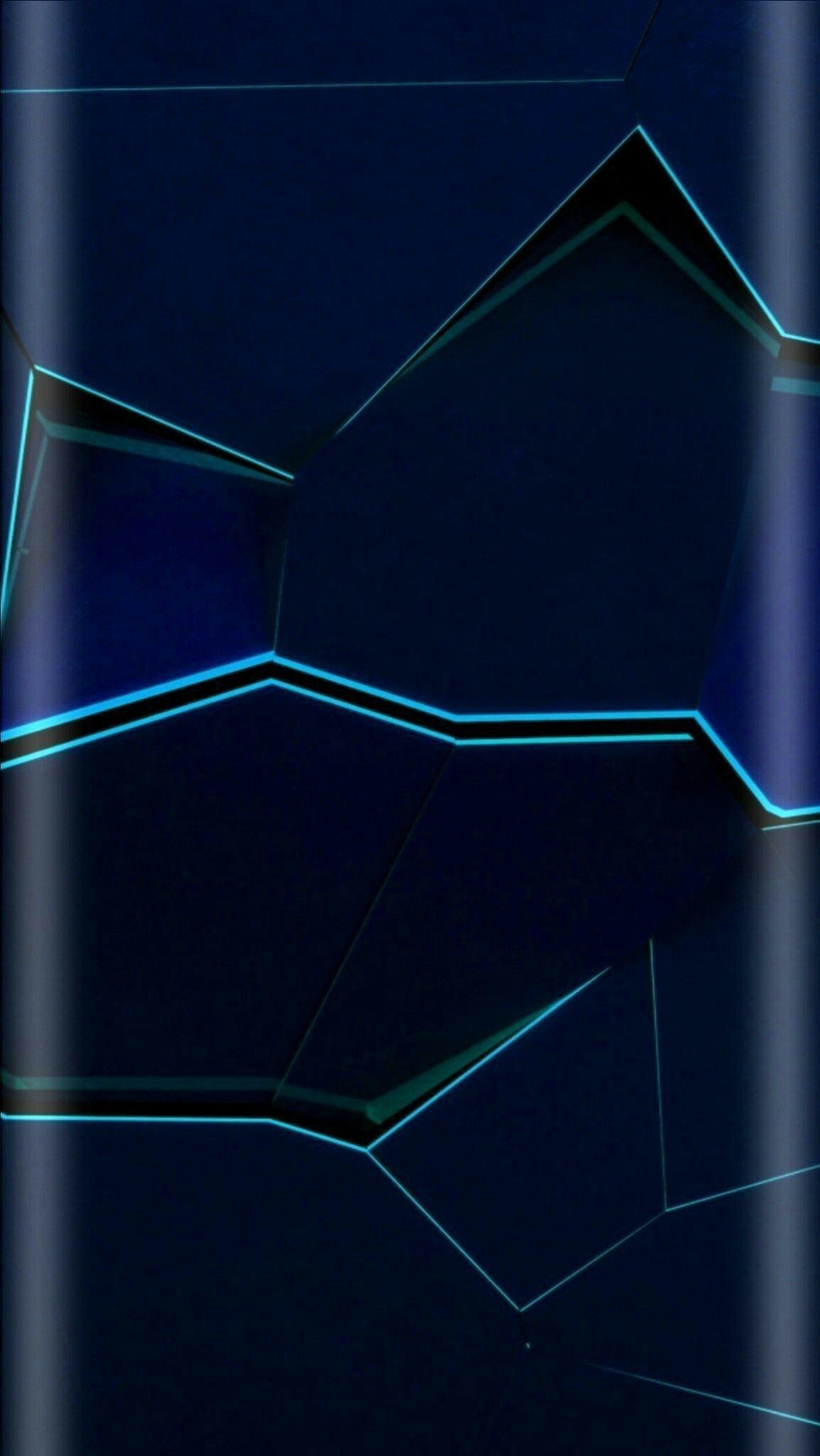 1160x2050 Blue Abstract Wallpaper, Phone