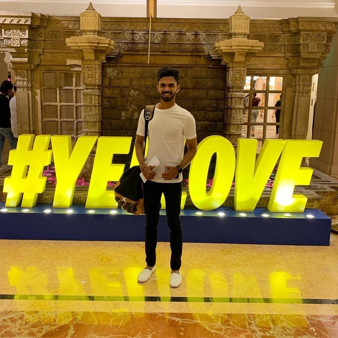 1080x1080 Chennai Super Kings newest Lion Ruturaj Gaikwad is here at the #HomeSweetDen! May the Kingdom of #Yellove bless him with whistles in abundance! #WhistlePodu, Phone