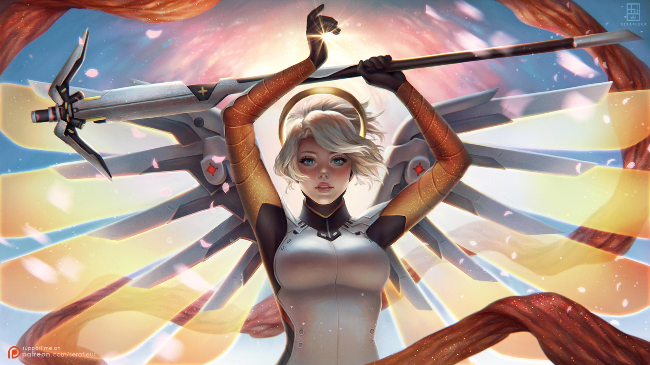 2560x1440 Mercy Overwatch Game, HD Games, 4k Wallpaper, Image, Desktop