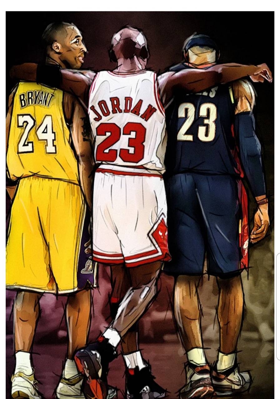 900x1280 Lebron kobe Jordan wallpaper, Phone