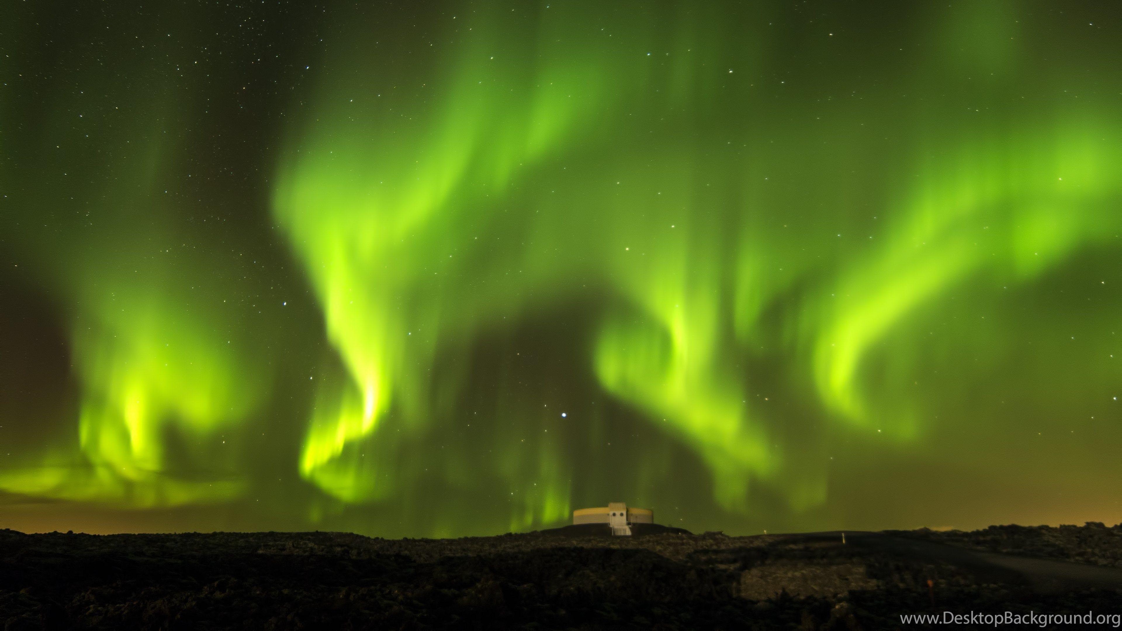 3840x2160 Natural Sky. Aurora. Northern Lights Wallpaper - HD Wallpaper, Desktop