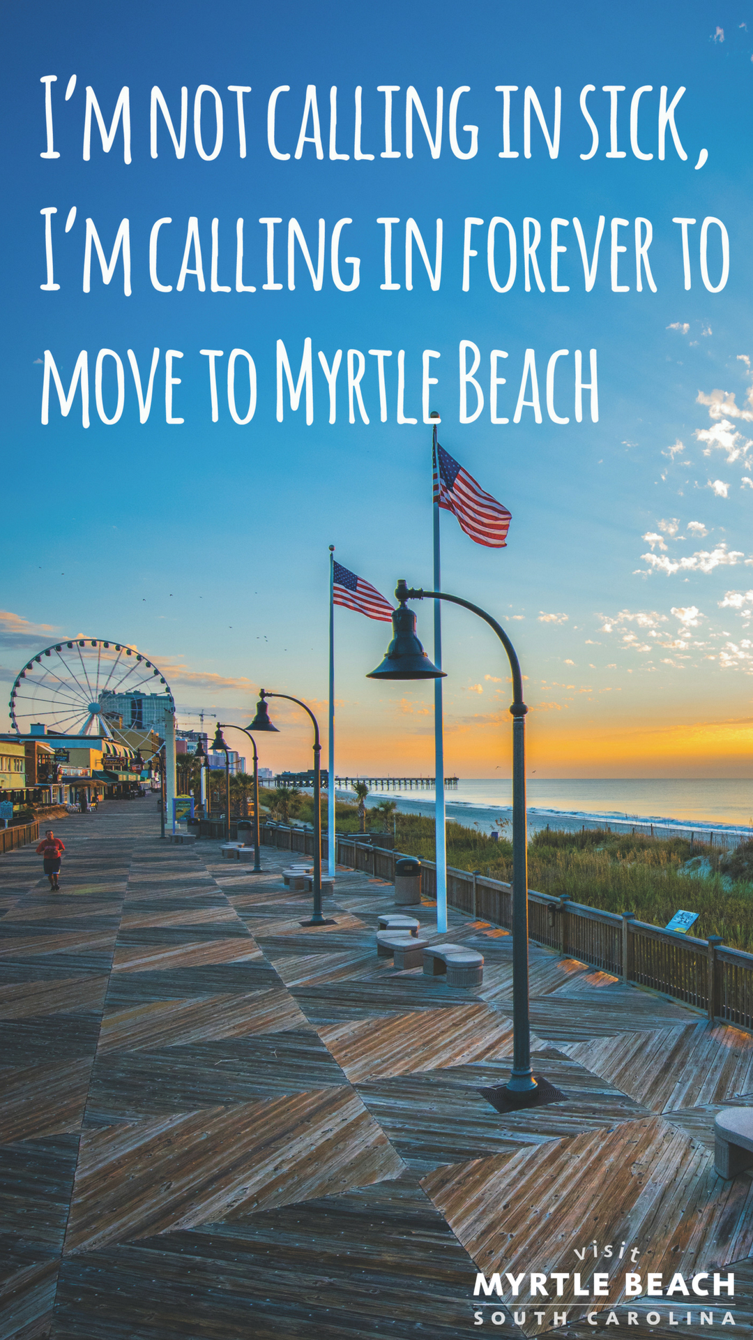 1080x1920 Visit Myrtle Beach Phone Wallpaper. Myrtle beach, Visit myrtle, Phone