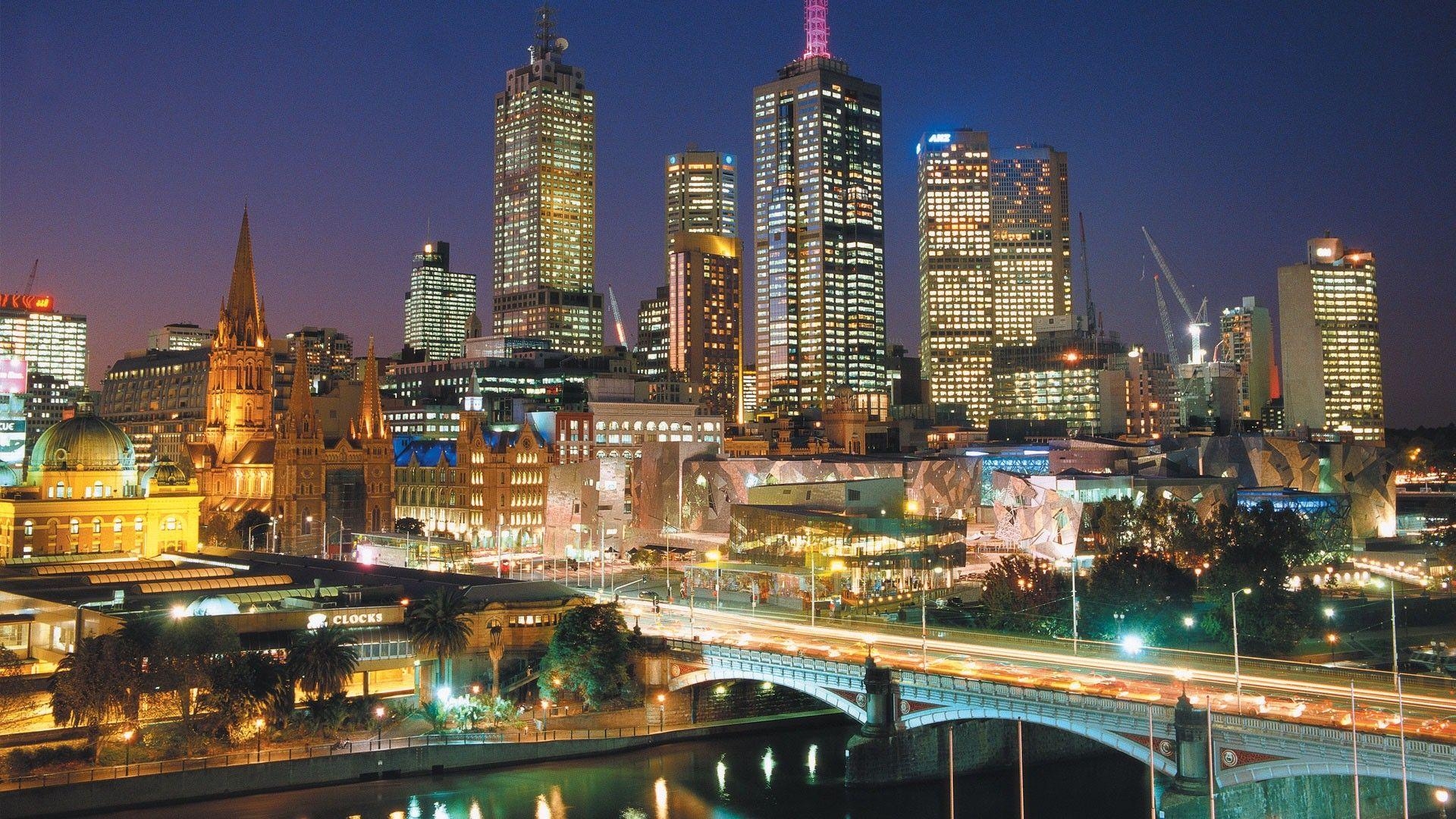 1920x1080 Amazing City View of Melbourne Australia HD Photo, Desktop