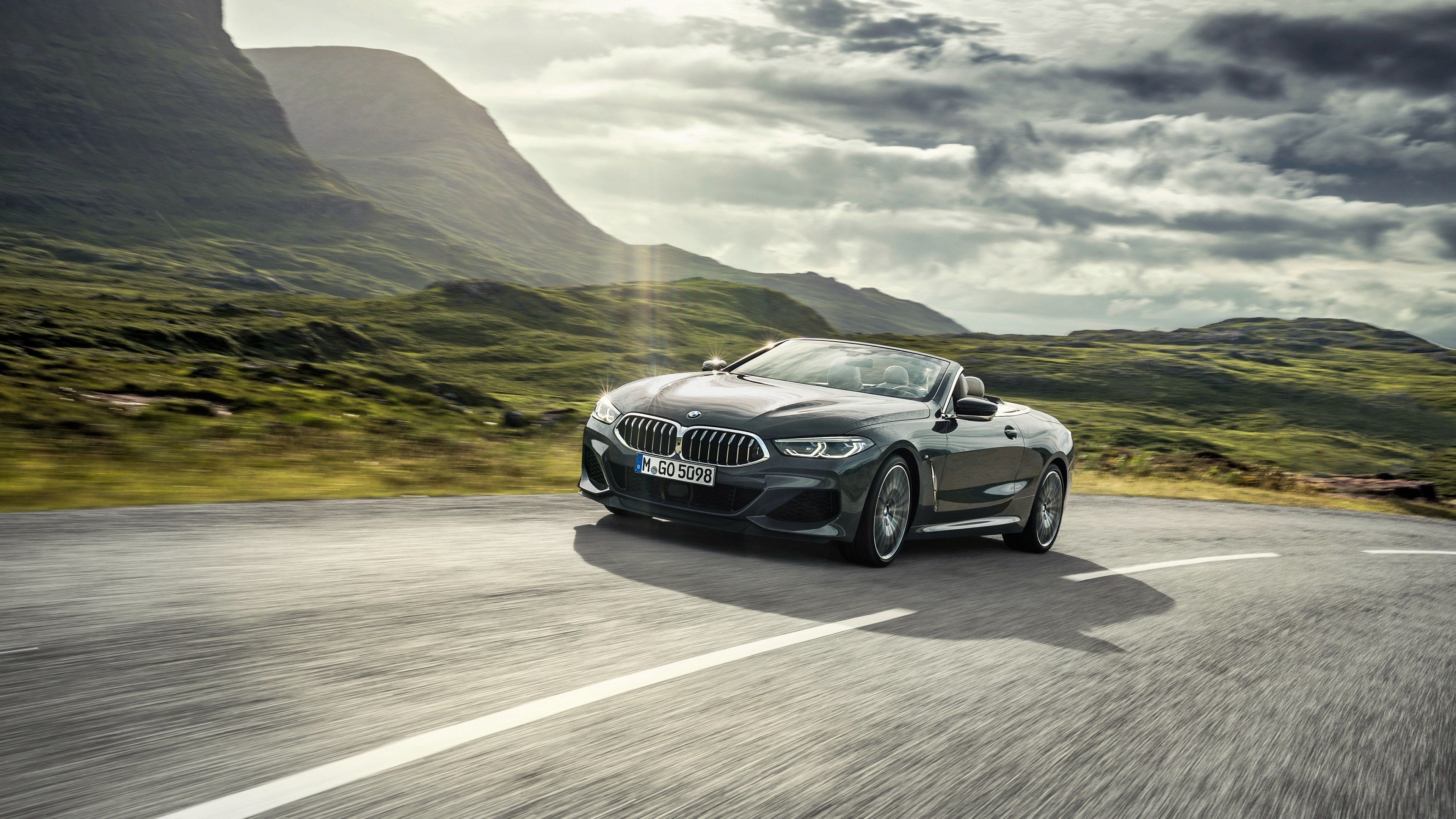 3840x2160 Download wallpaper: BMW 8 Series Convertible, Desktop