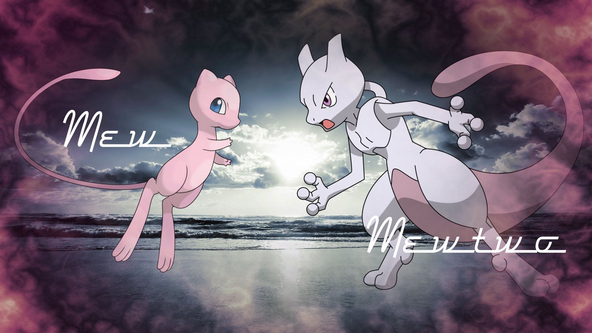 1920x1080 Free download Displaying 20 Image For Mew Vs Mewtwo Wallpaper, Desktop