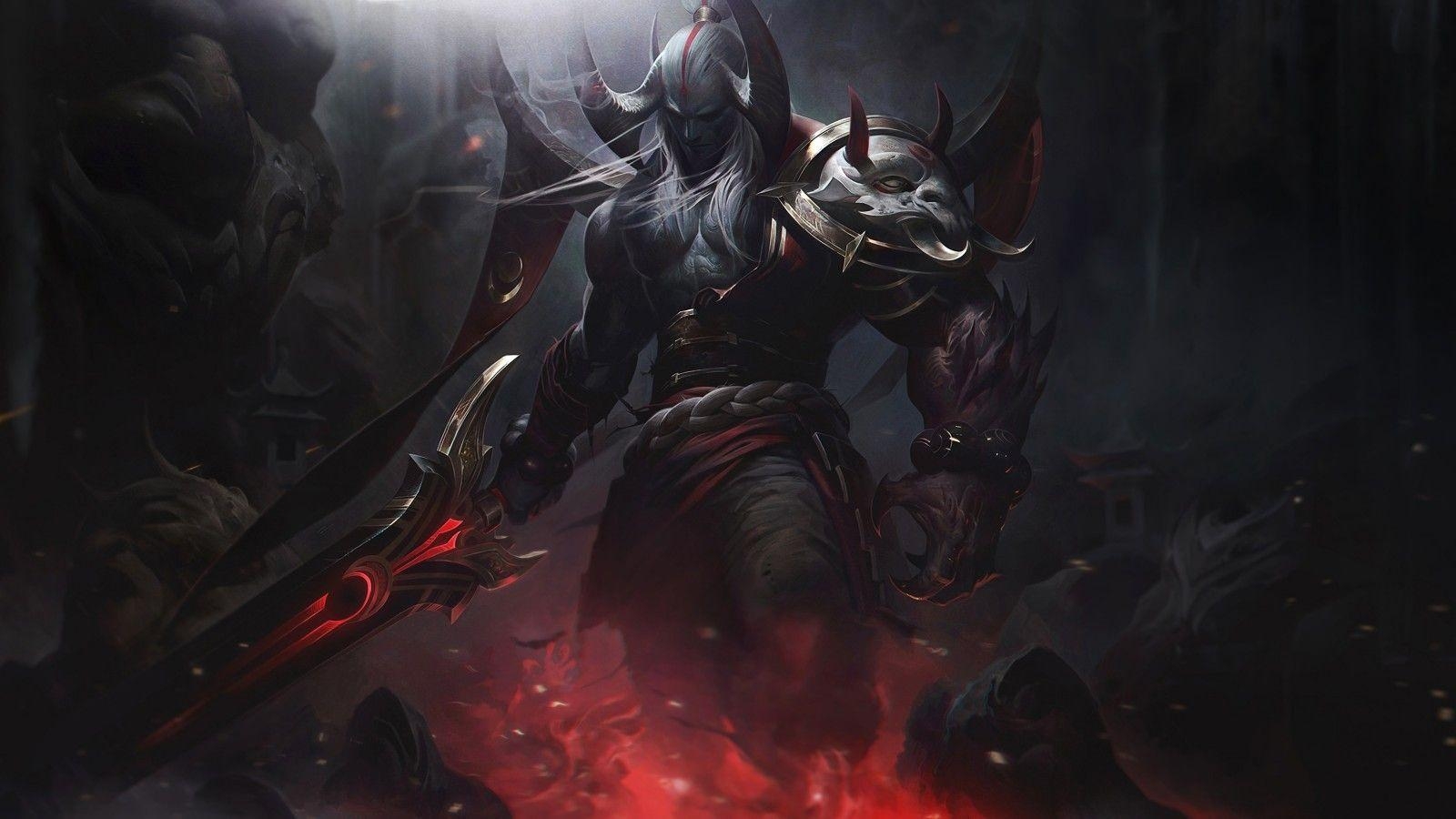 1600x900 Download  Blood Moon Aatrox, League Of Legends, Champion, Desktop