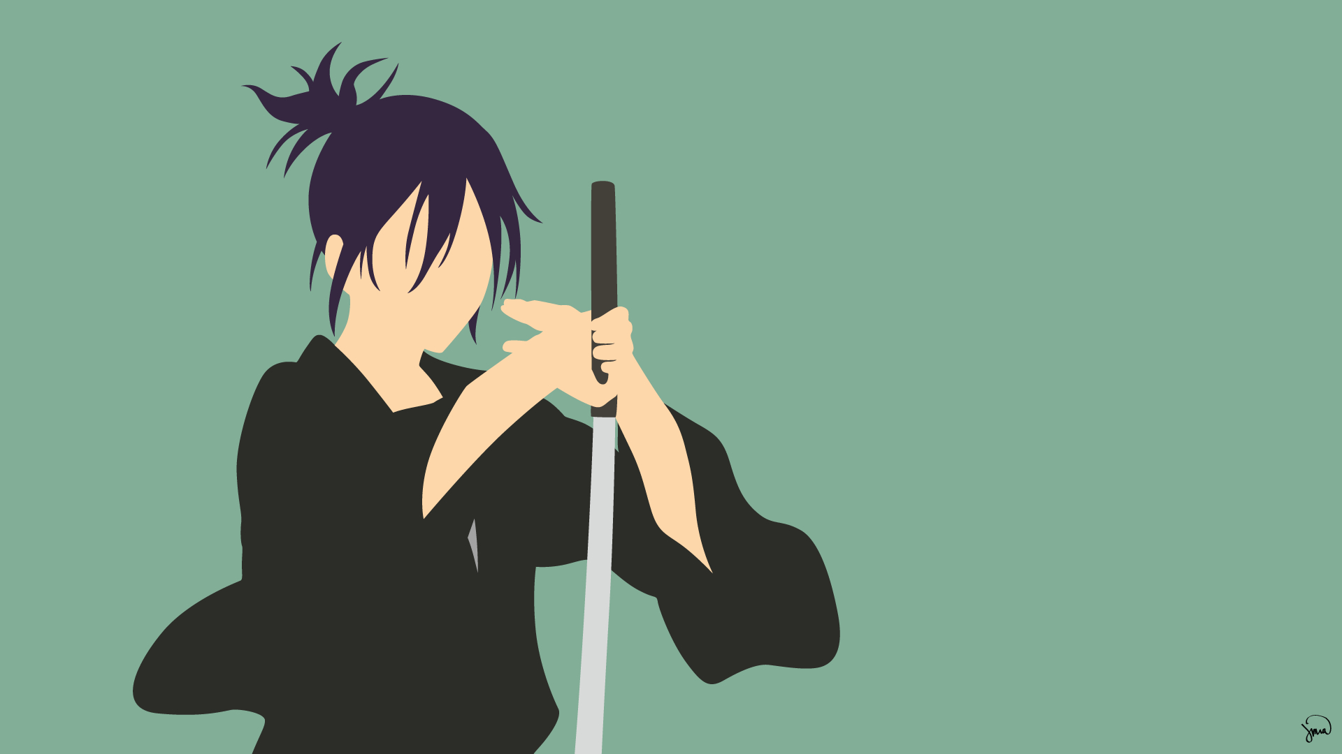 1920x1080 Minimalist Noragami Wallpaper. Daily Anime Art, Desktop