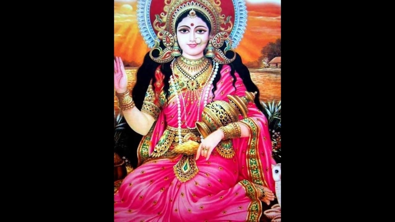 1280x720 Maa Laxmi Wallpaper, Lakshmi HD Photo, Image Facebook WhatsApp, Desktop