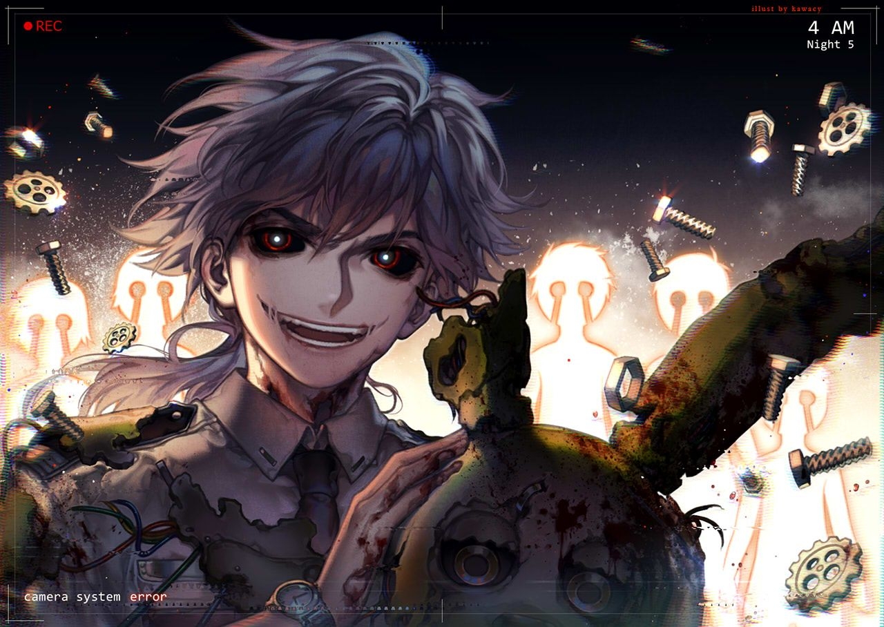 1280x910 five nights at freddy's kawacy purple guy springtrap. konachan, Desktop