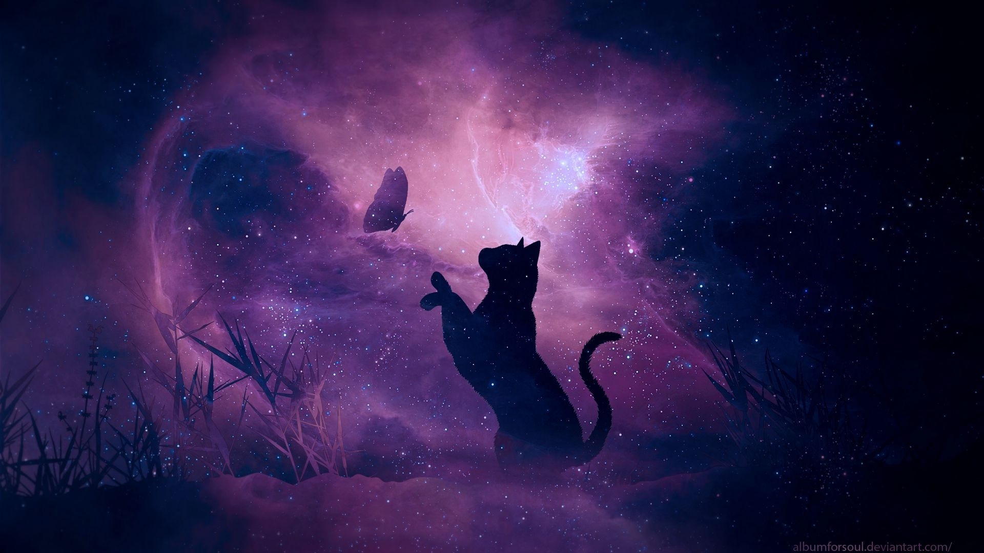 1920x1080 Fantasy animals. Purple wallpaper hd, Aesthetic wallpaper, Aesthetic desktop wallpaper, Desktop