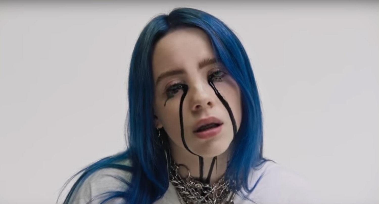 1500x810 Billie Eilish Cries Black Tears in Haunting 'When, Desktop