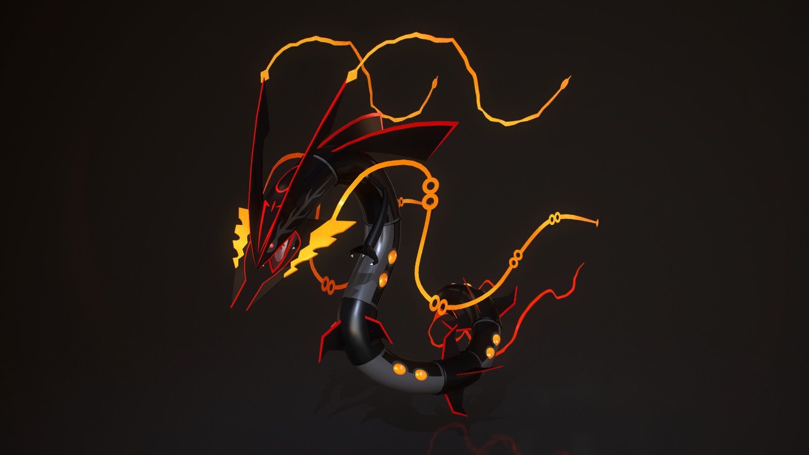 1600x900 Shiny Mega Rayquaza Fan Art Artwork 356BJ. Pokemon Rayquaza, Pokemon, Charizard Art, Desktop