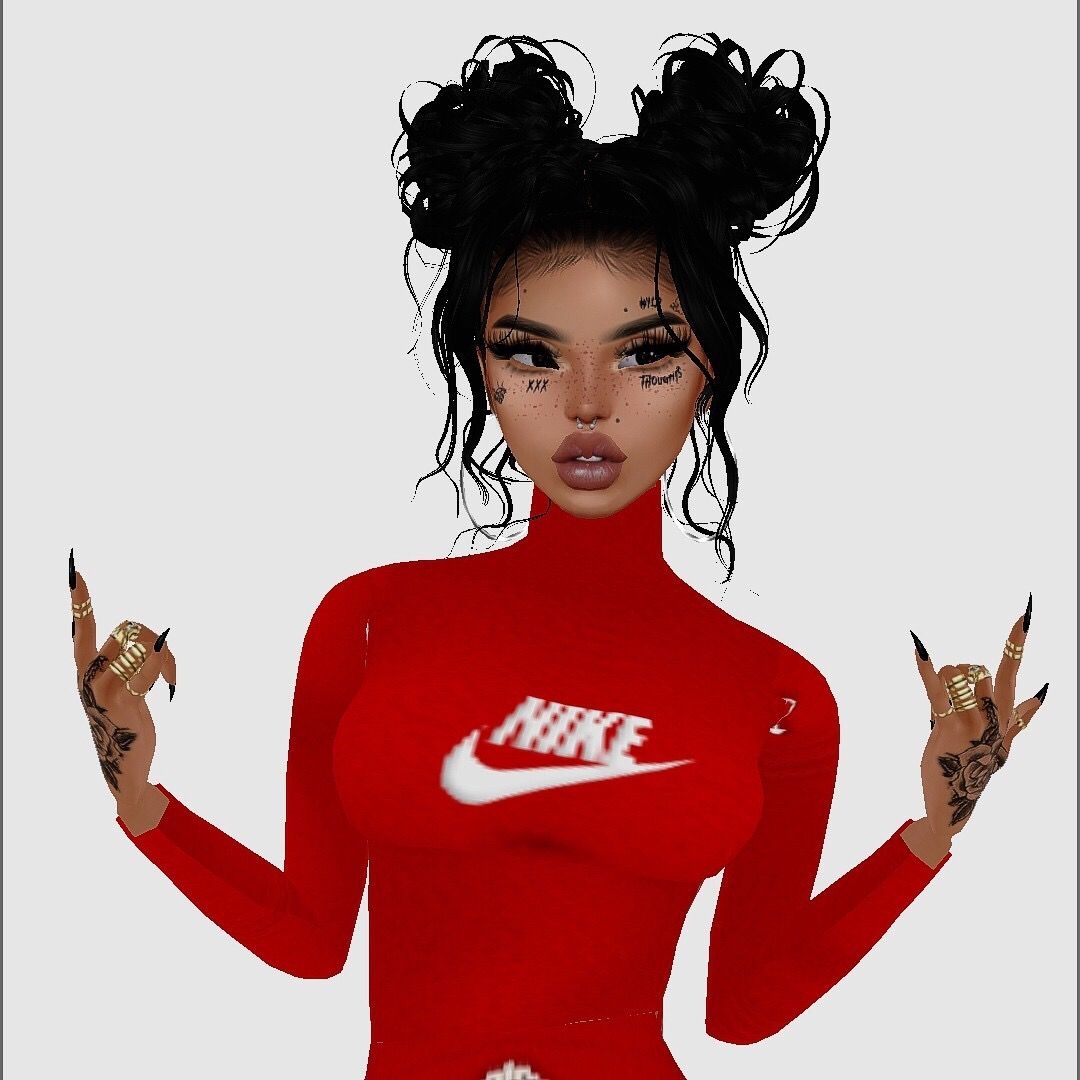 1080x1080 girl #imvu #imvumodel #freetoedit. Black girl art, Black bratz doll, Black girl cartoon, Phone