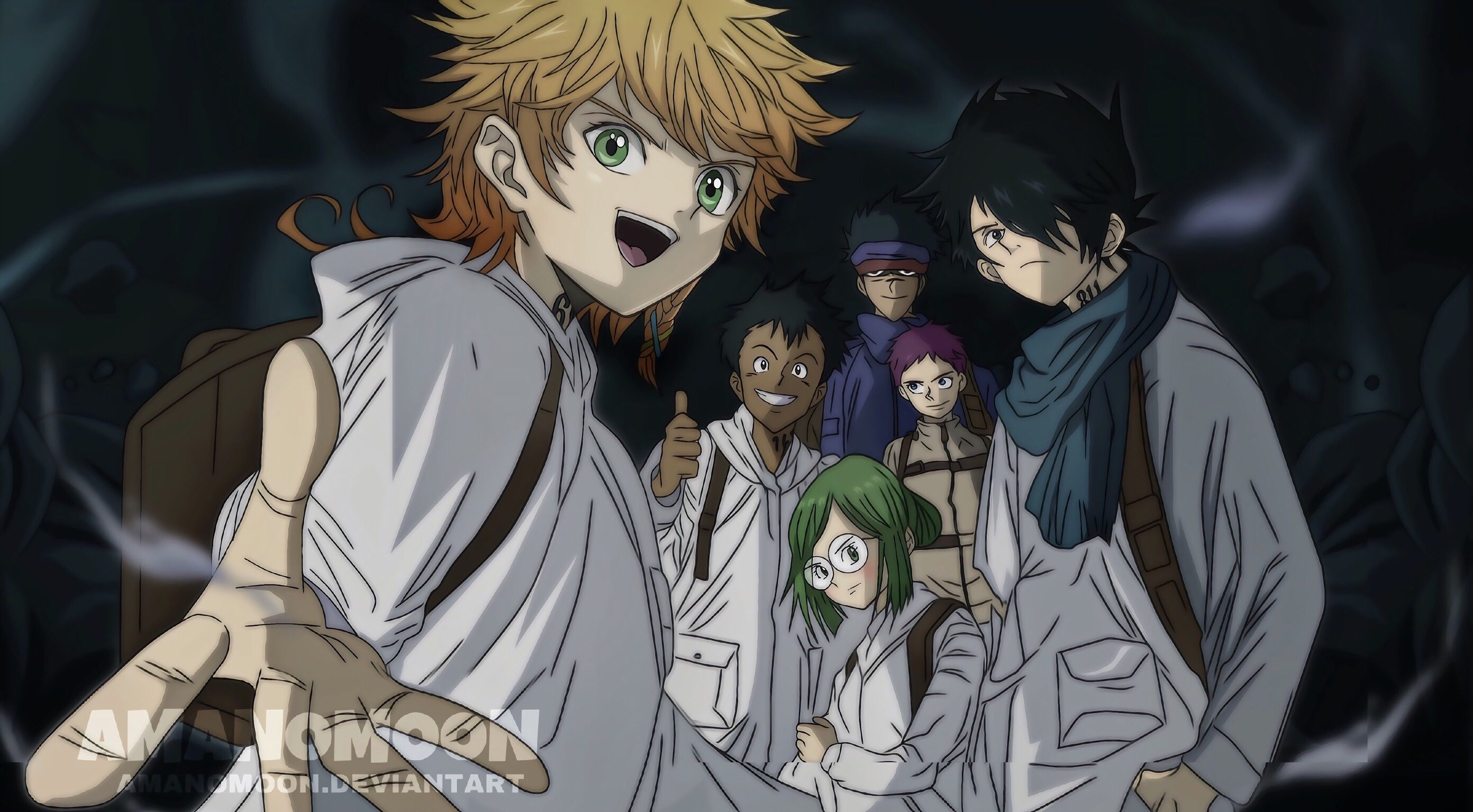 2790x1540 The Promised Neverland HD Wallpaper Neverland Manga, Desktop