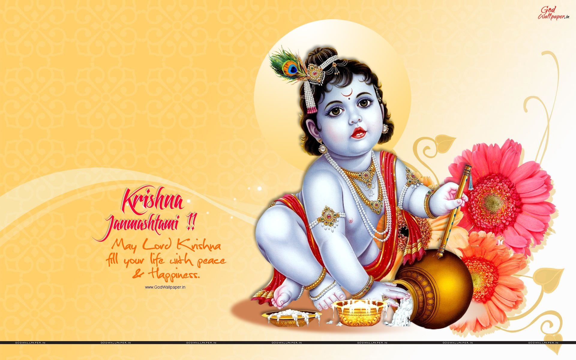 1920x1200 Latest Janmashtami HD Wallpaper Download, Desktop