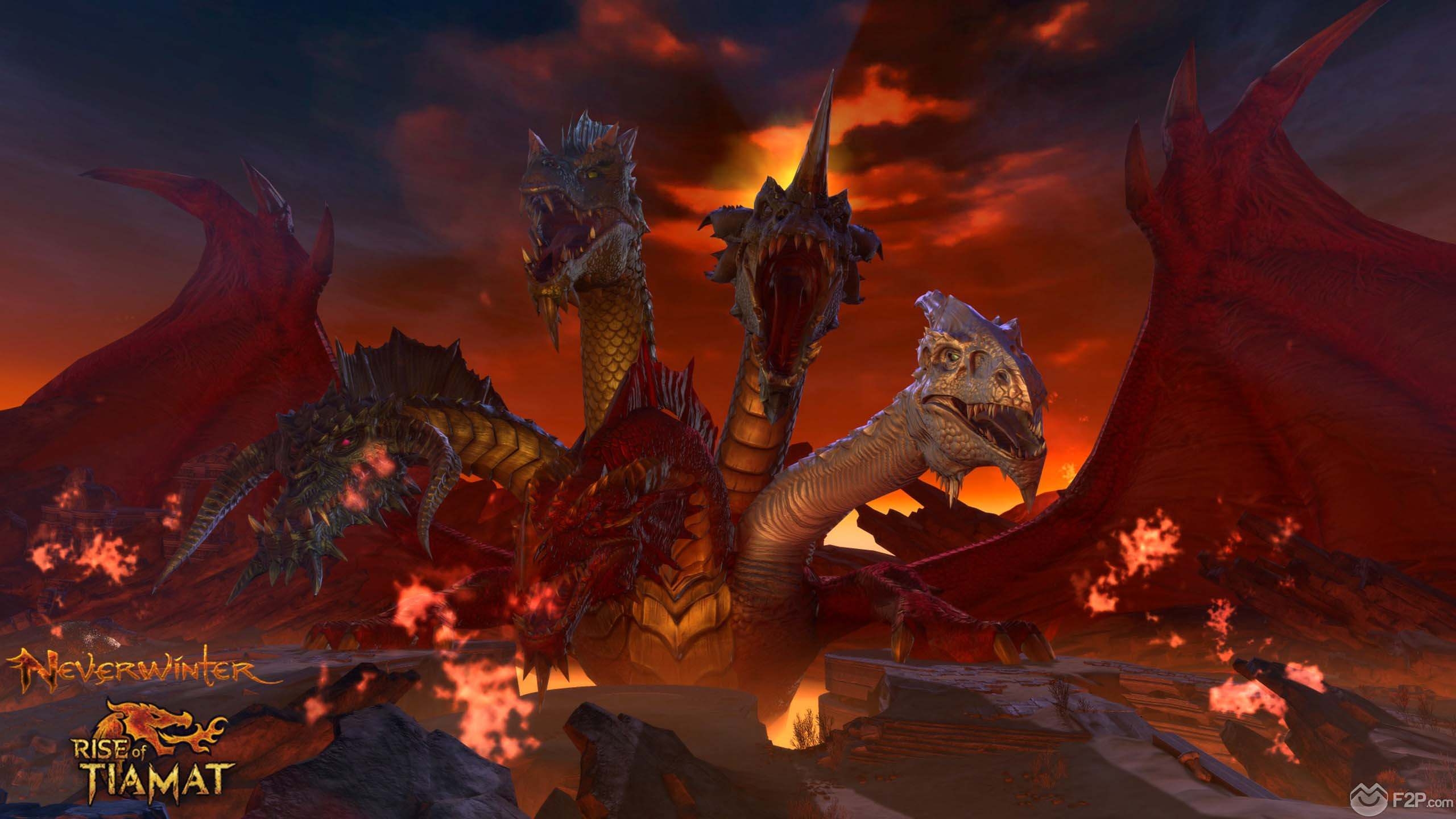 2560x1440 Tiamat Arrives Today to Neverwinter, Desktop