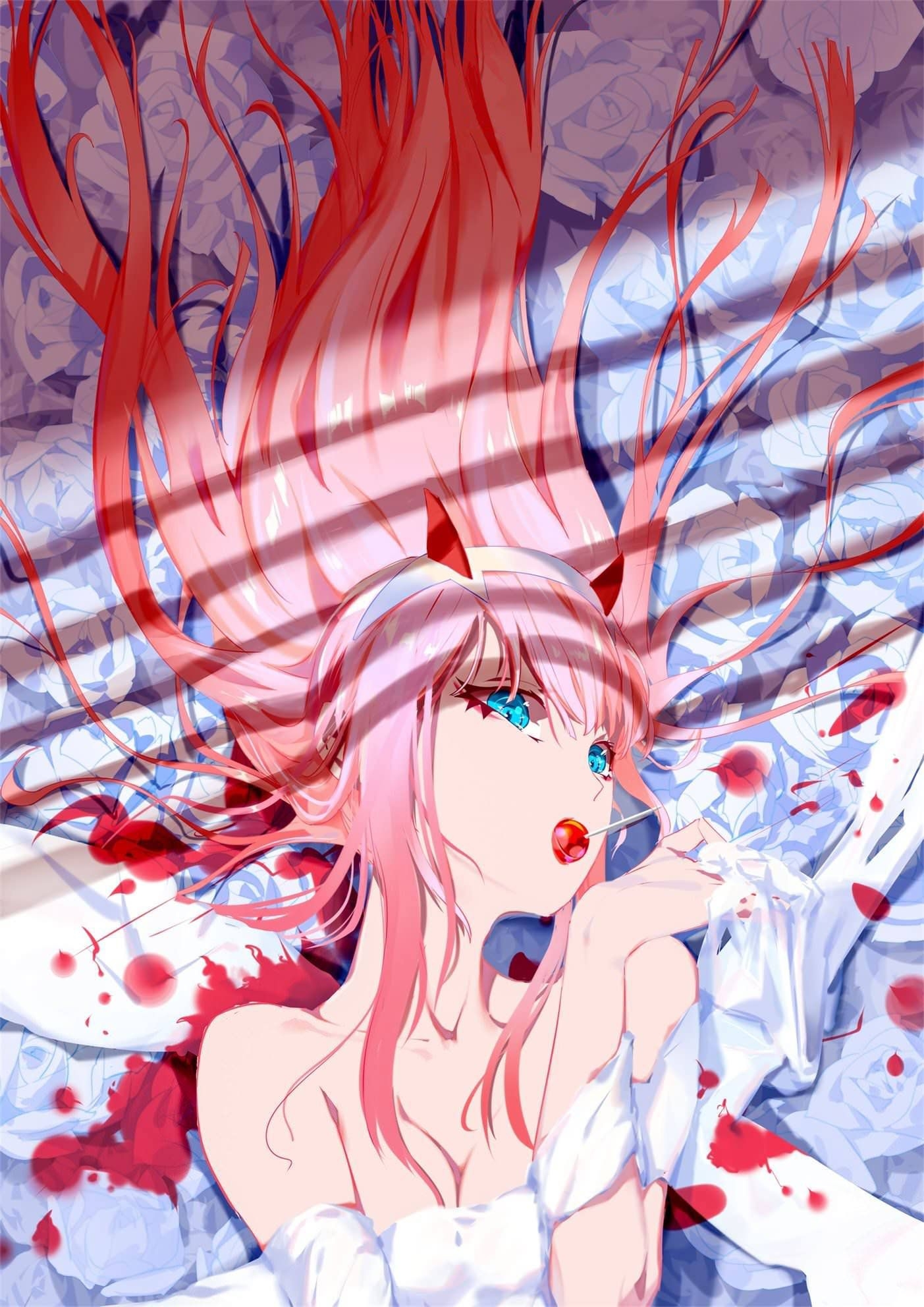 1410x1990 Darling Anime Zero Two Wallpaper, Phone