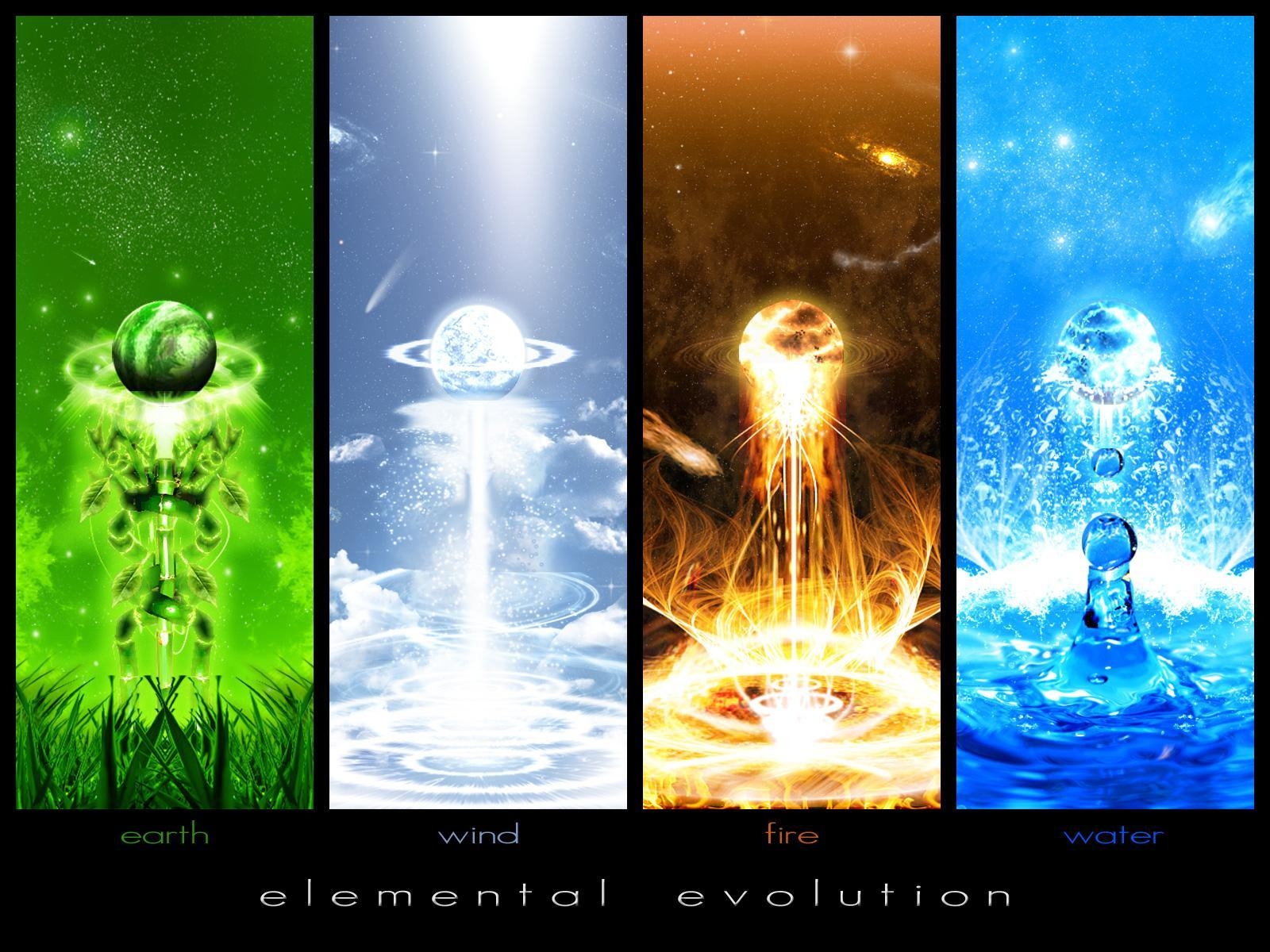 1600x1200 The Four Elements Wallpaper, Desktop