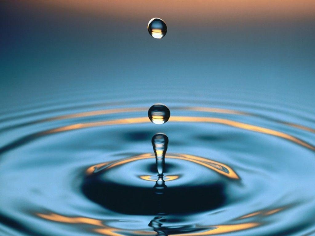 1030x770 3D Water Drop Wallpaper, Desktop