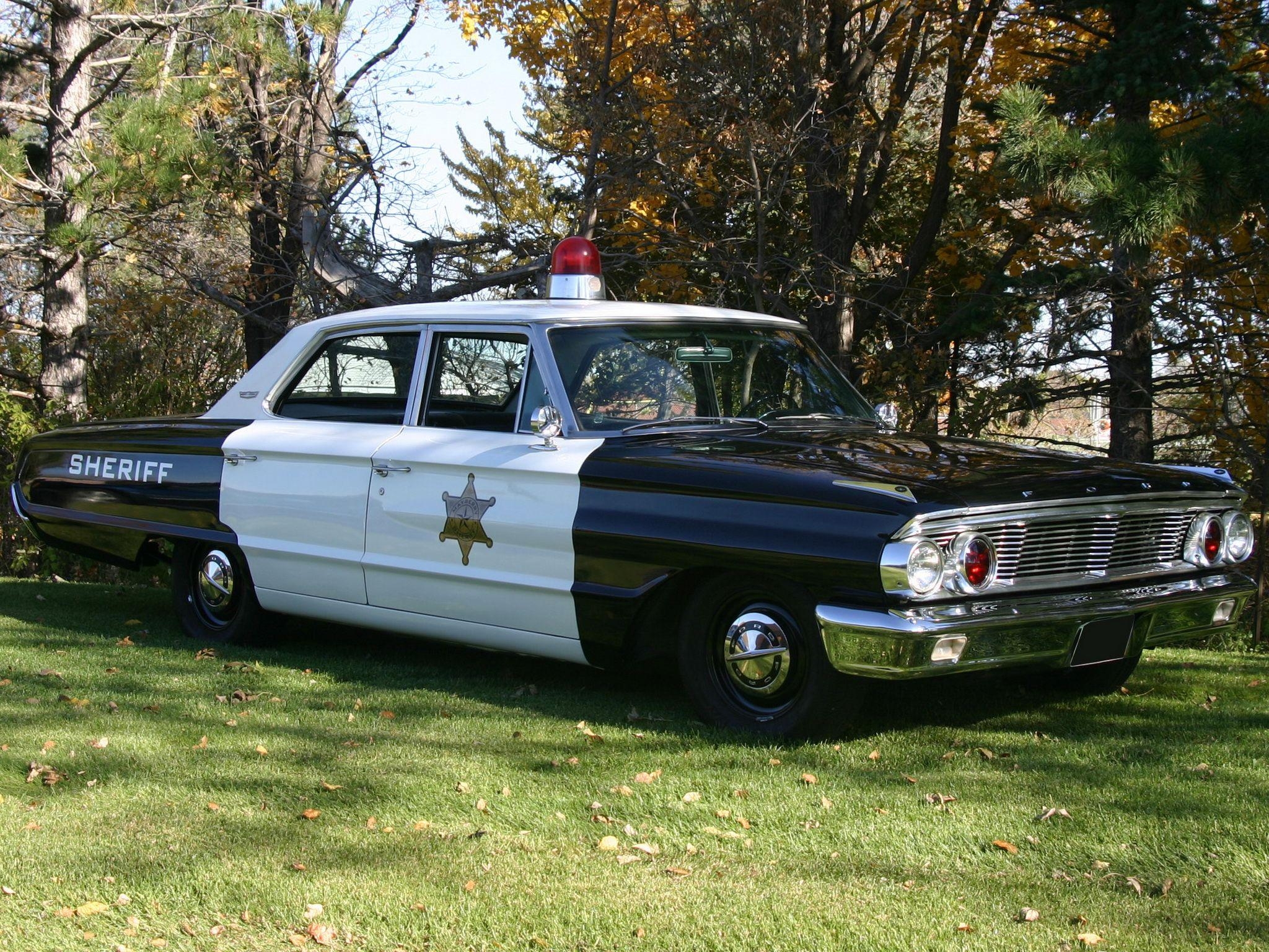 2050x1540 Ford Galaxie 500 4 Door Sedan Police Classic Wallpaper, Desktop