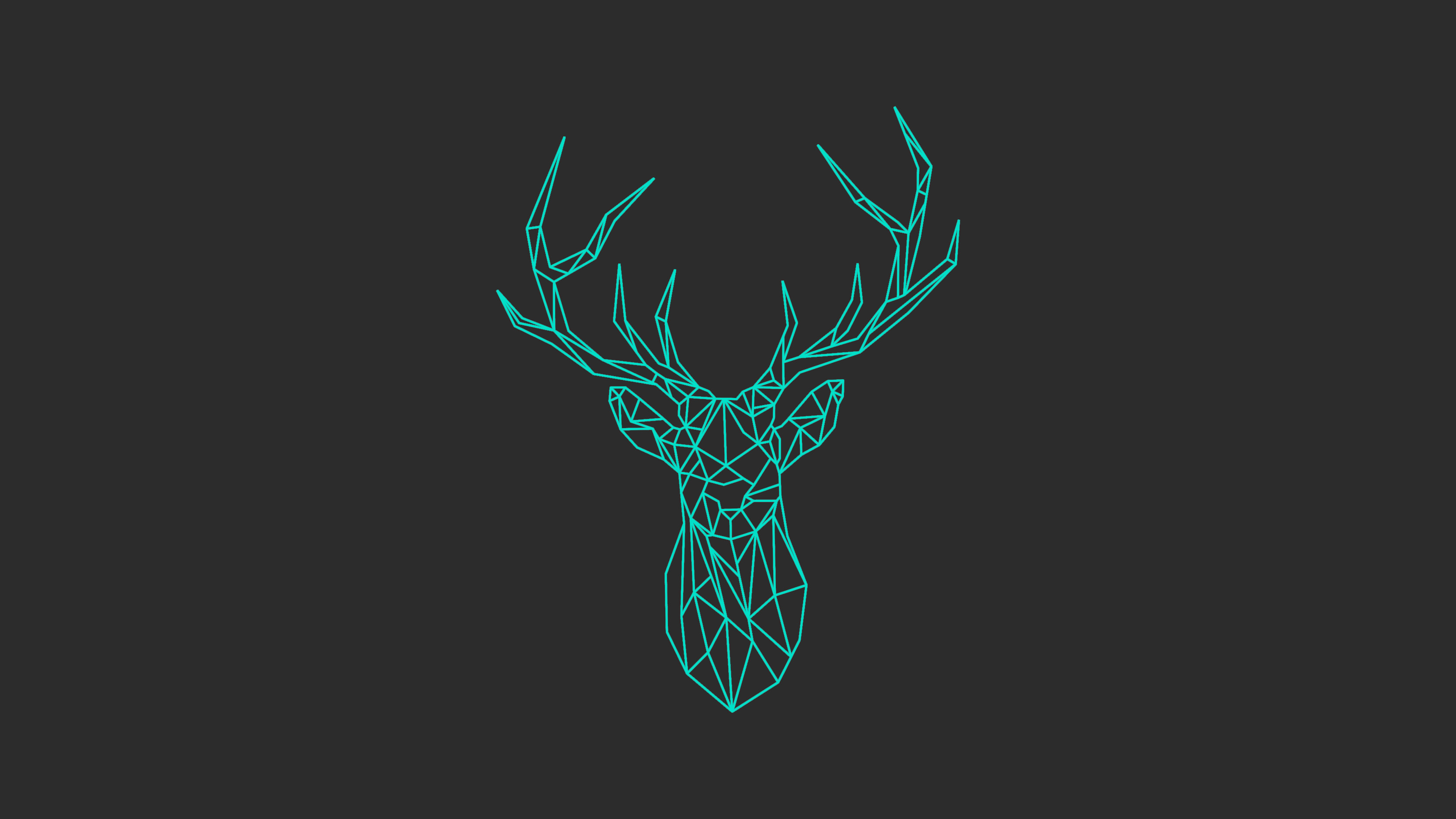 3340x1880 Polygon Deer Data Src Large Deer Wallpaper Ios Tailed Deer, Desktop