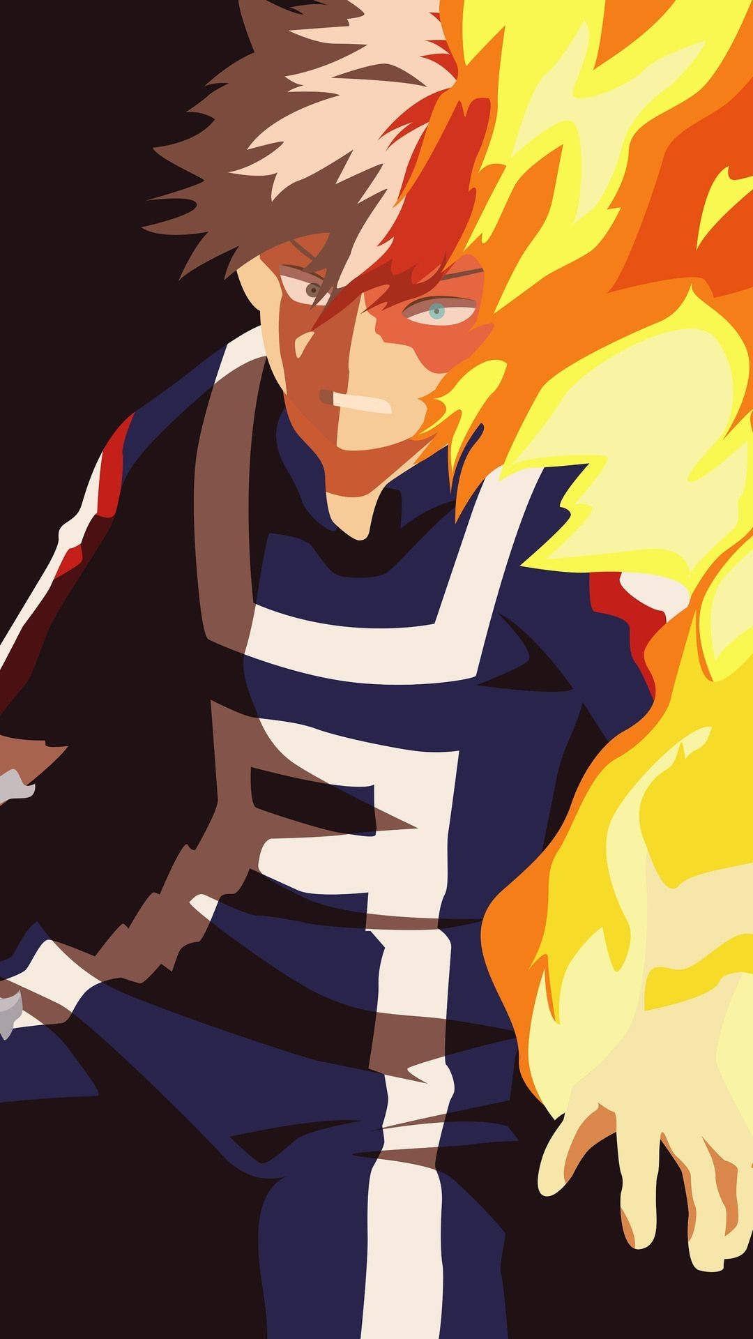 1080x1920 Best Shoto Todoroki HD Wallpaper. My hero, Phone