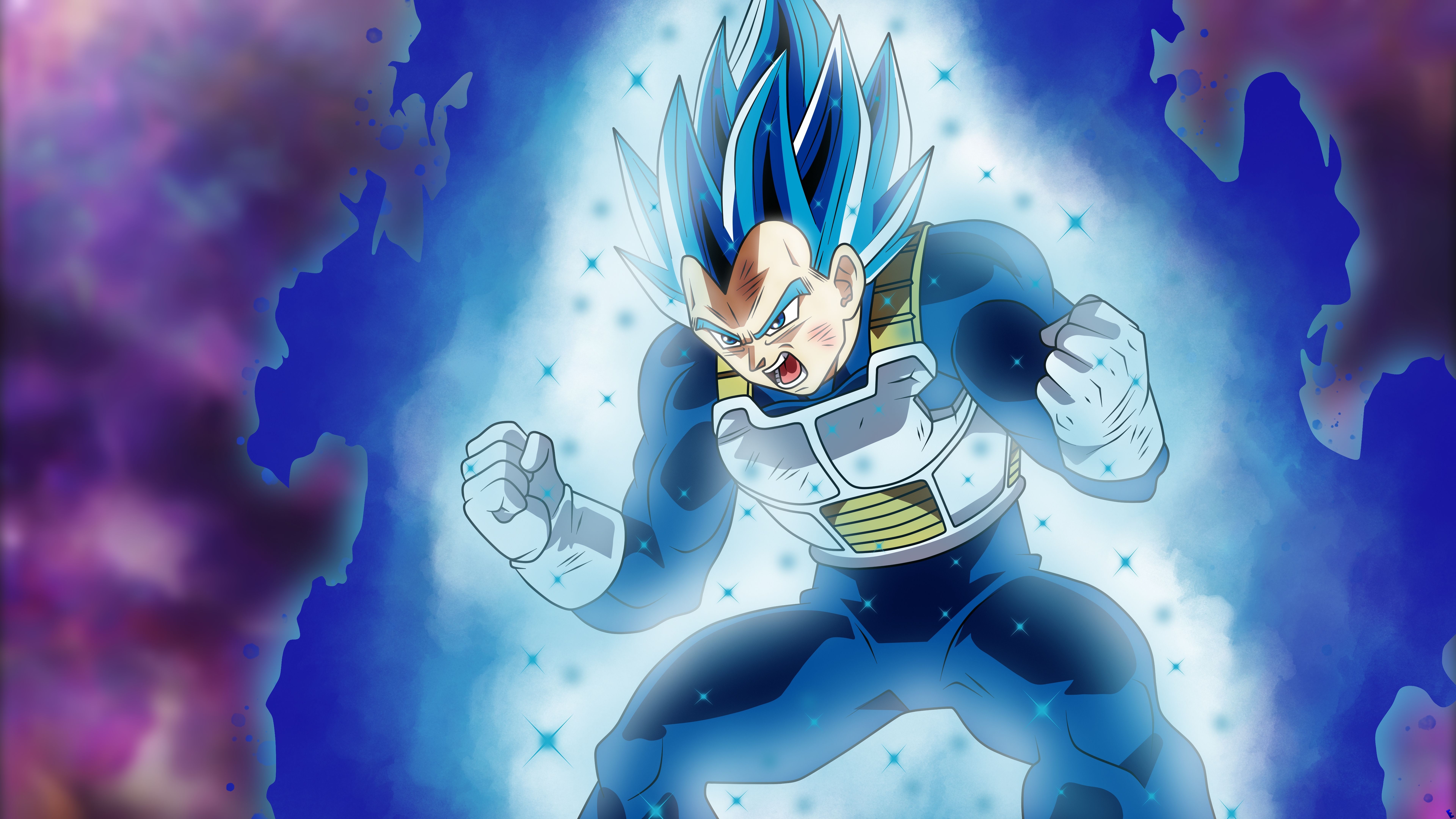 7680x4320 Vegeta Super Saiyan Blue Dragon Ball Super 8K, Desktop