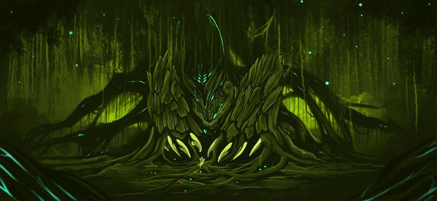 1500x700 Yggdrasil Wallpaper, Dual Screen