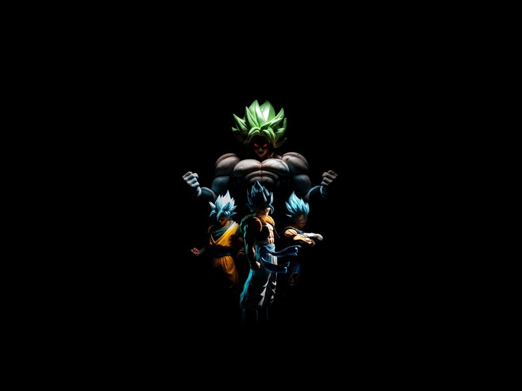 1030x770 Desktop wallpaper goku and broly, vegeta, gogeta, dark, HD image, picture, background, a9eca0, Desktop