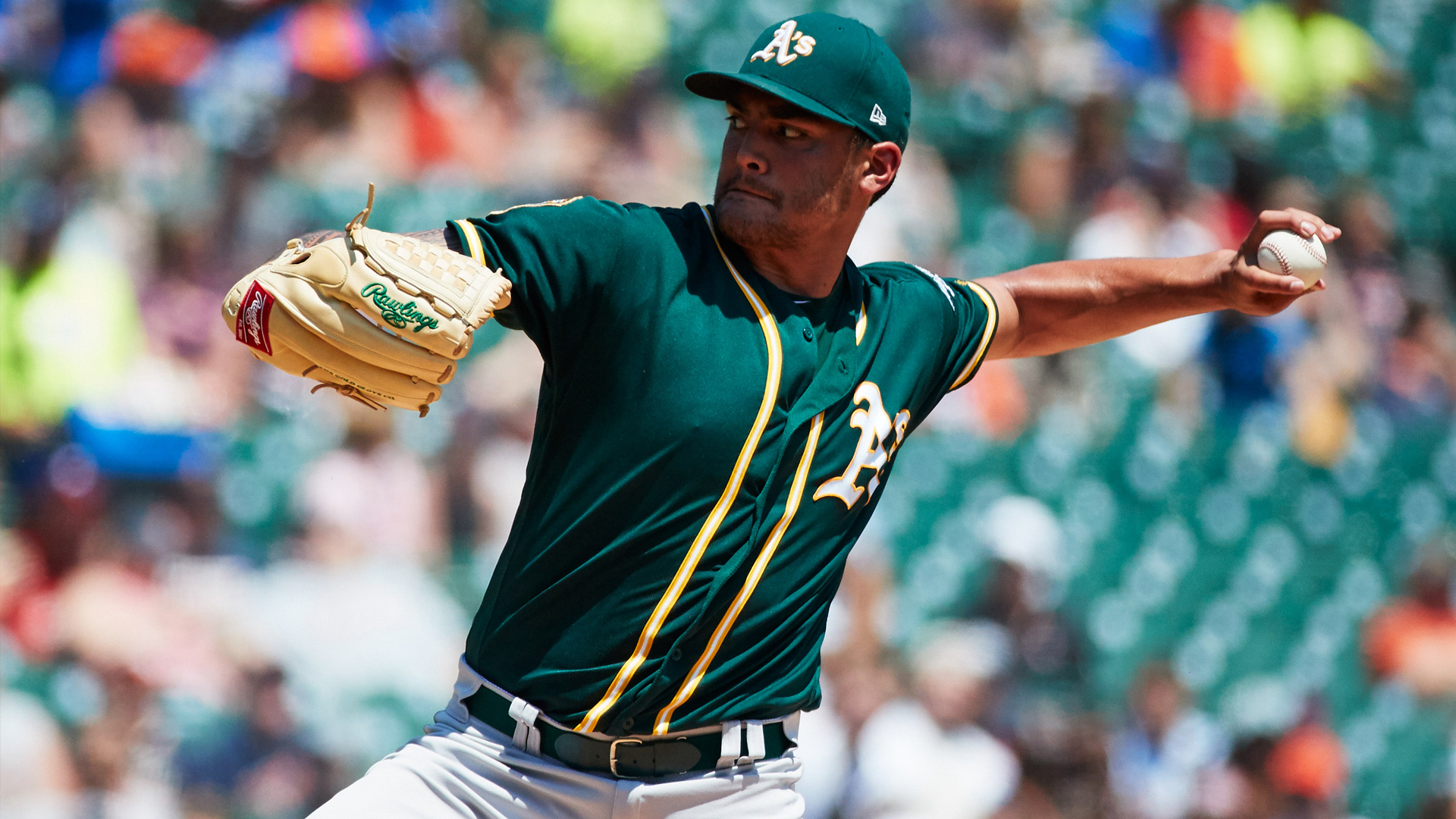 1920x1080 A's pitcher Sean Manaea is 'feeling great' following shoulder, Desktop