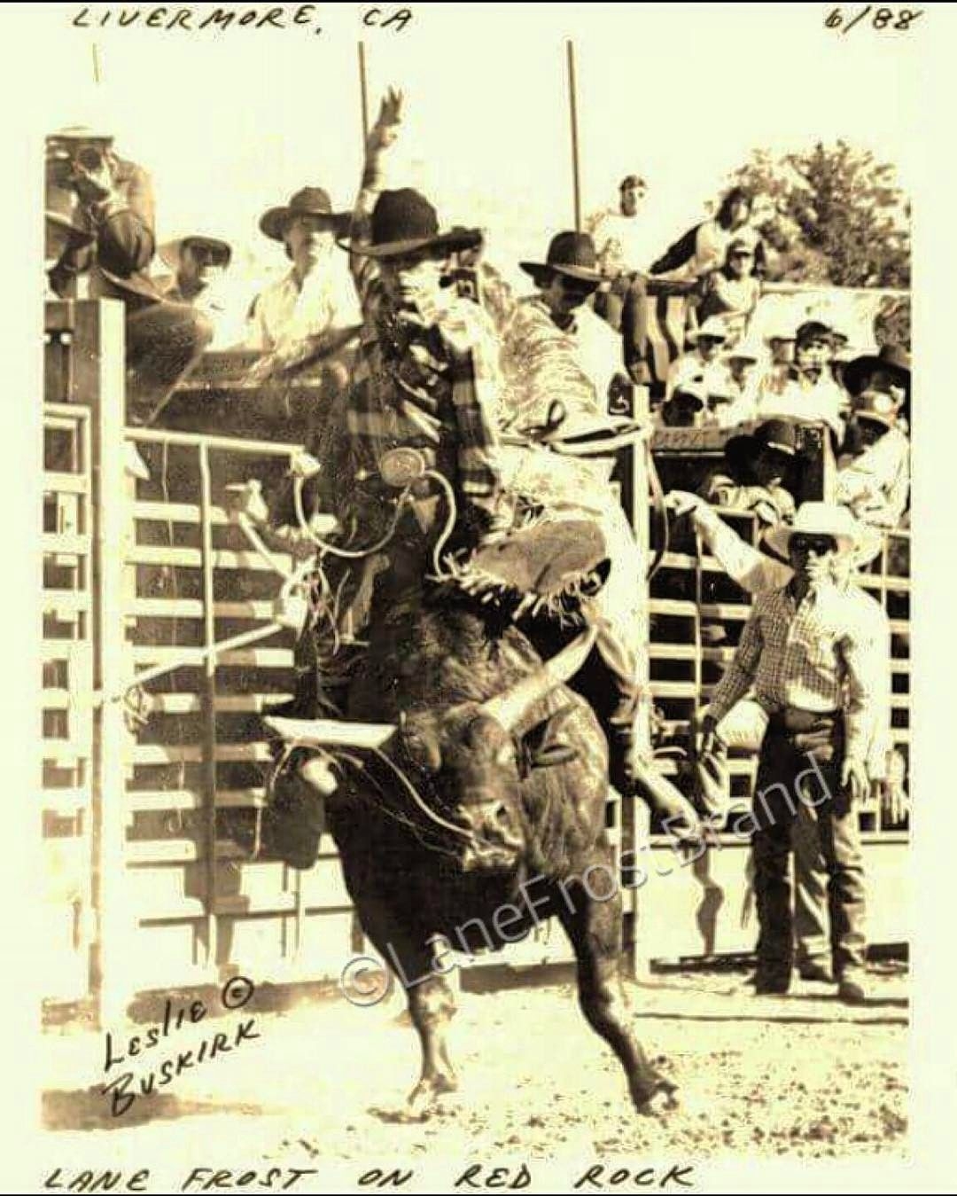 1080x1350 motivationmonday #lanefrost Vs #redrock at #Livermore #california back in photo by Leslie Buskirk (Instagram). Rodeo life, Lane frost, Bull riders, Phone