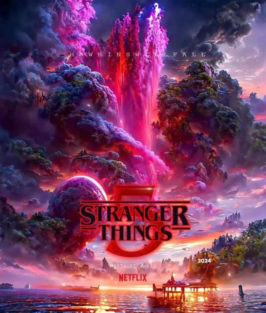 880x1030 Stranger Things Season 5 Posters [Fan Made] Of Stranger Things, Phone