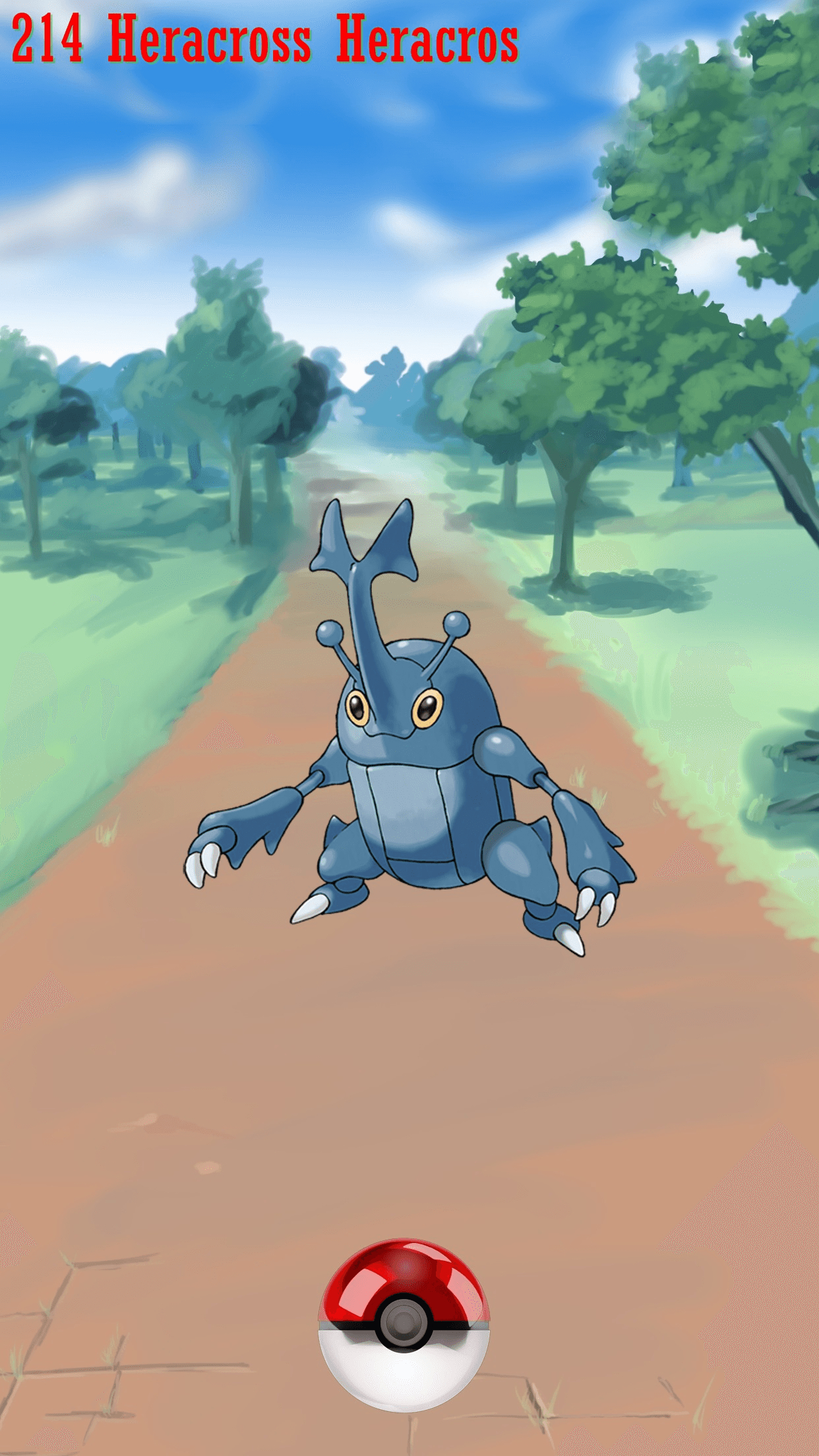 1250x2210 Street Pokeball Heracross Heracros, Phone